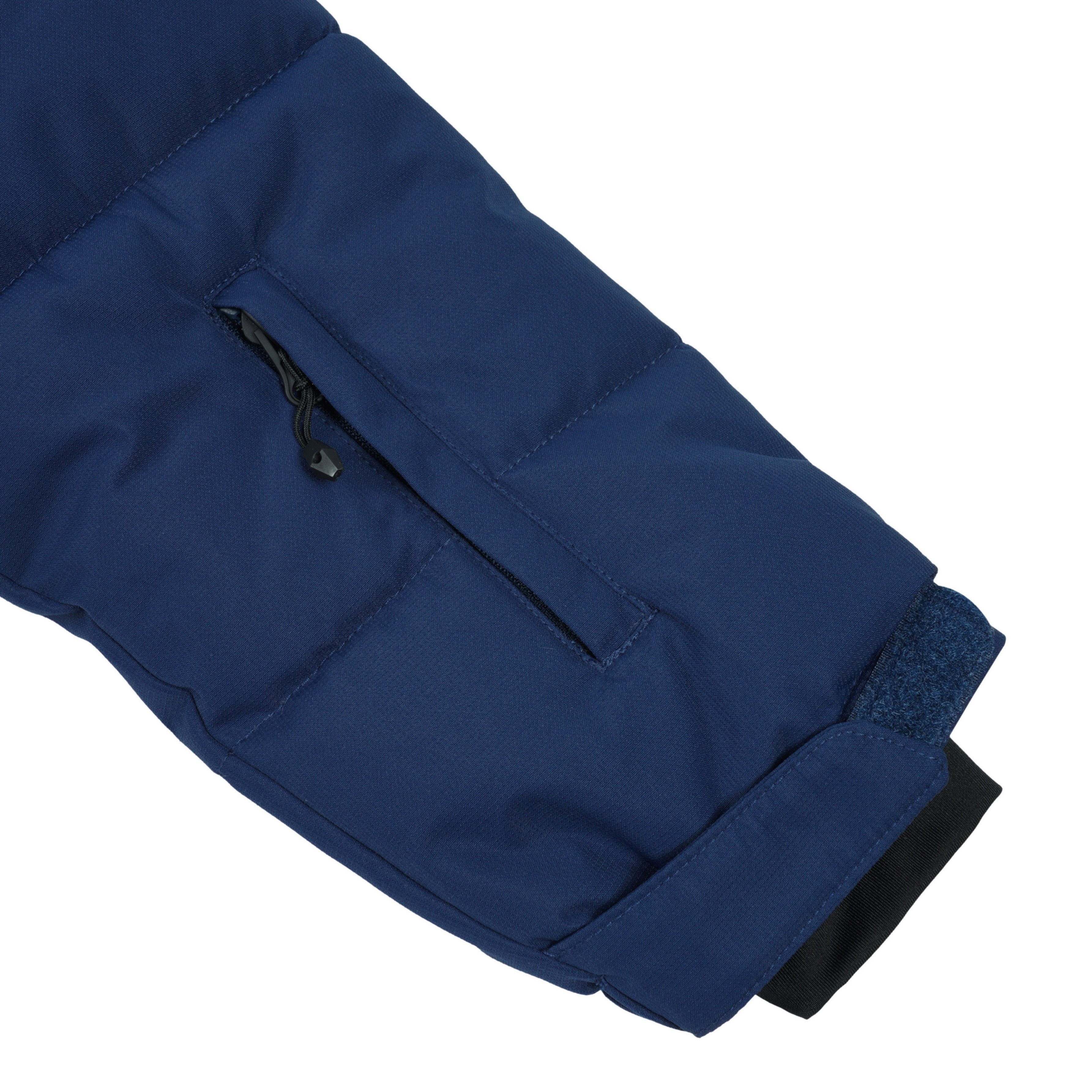 Öffnung dark SKIJACKE Icepeak blue LORIS Innentasche mit für K Kopfhörerkabel Skijacke der an