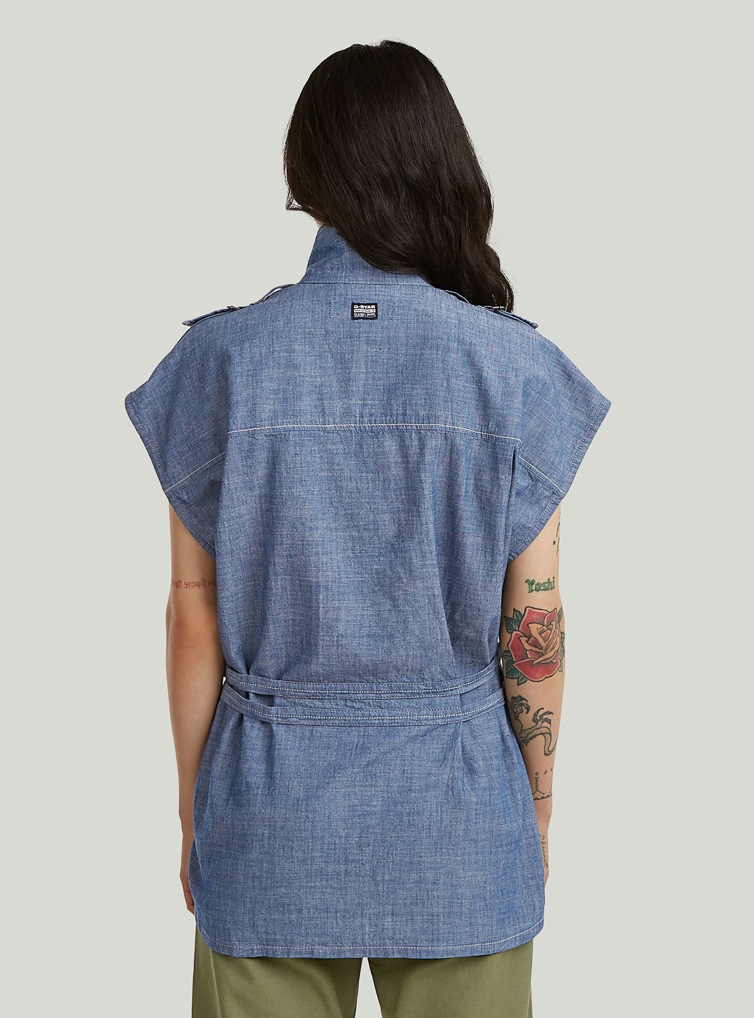 G-STAR T-Shirt Double Belted Shirt
