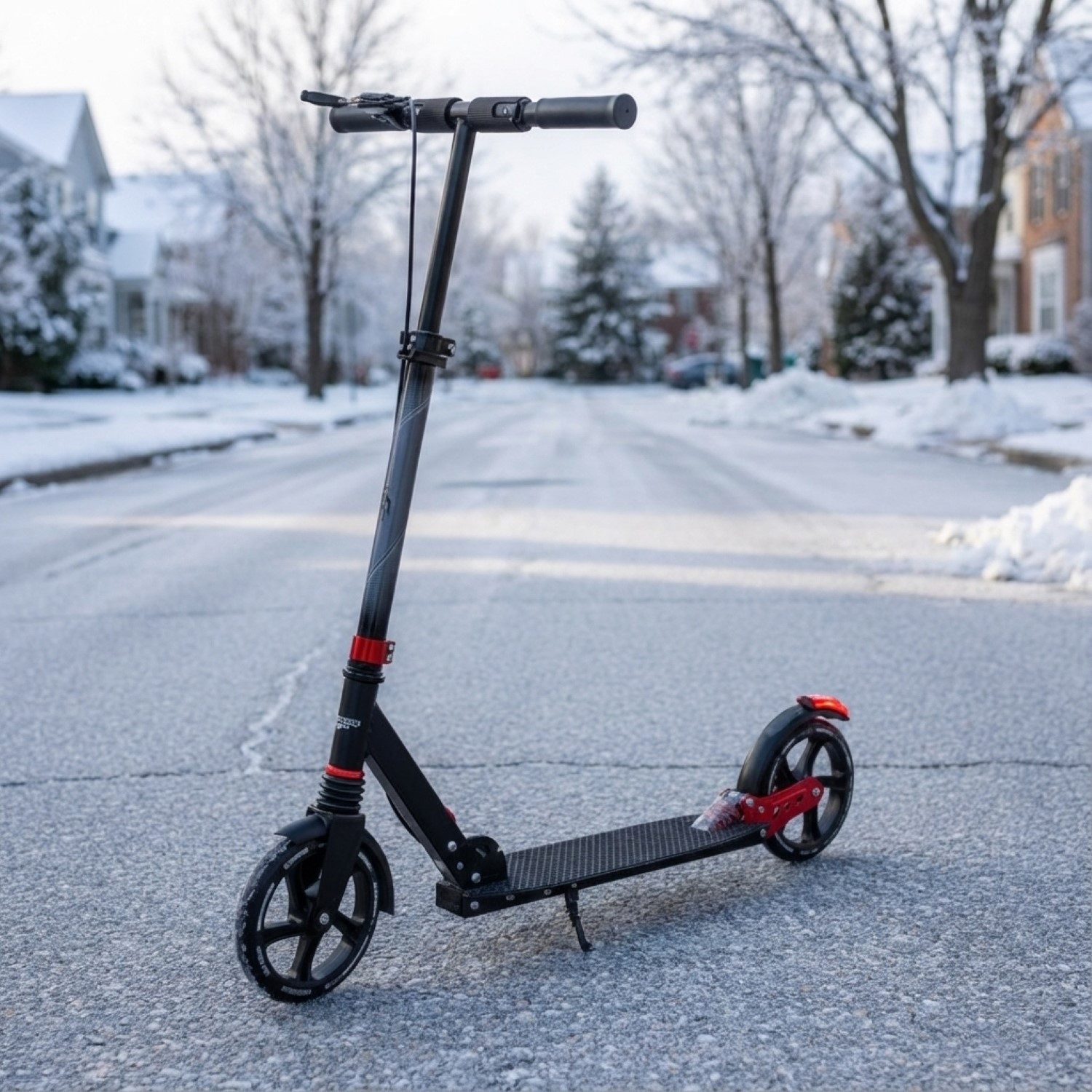 Carromco Tretroller Scooter Lugano 200, Cityroller für Kinder und Erwachsene, (Geschenk zum Geburtstag, Geschenk Idee), zusammenklappbar, höhenverstellbarer Lenker, Hand- und Hinterradbremse