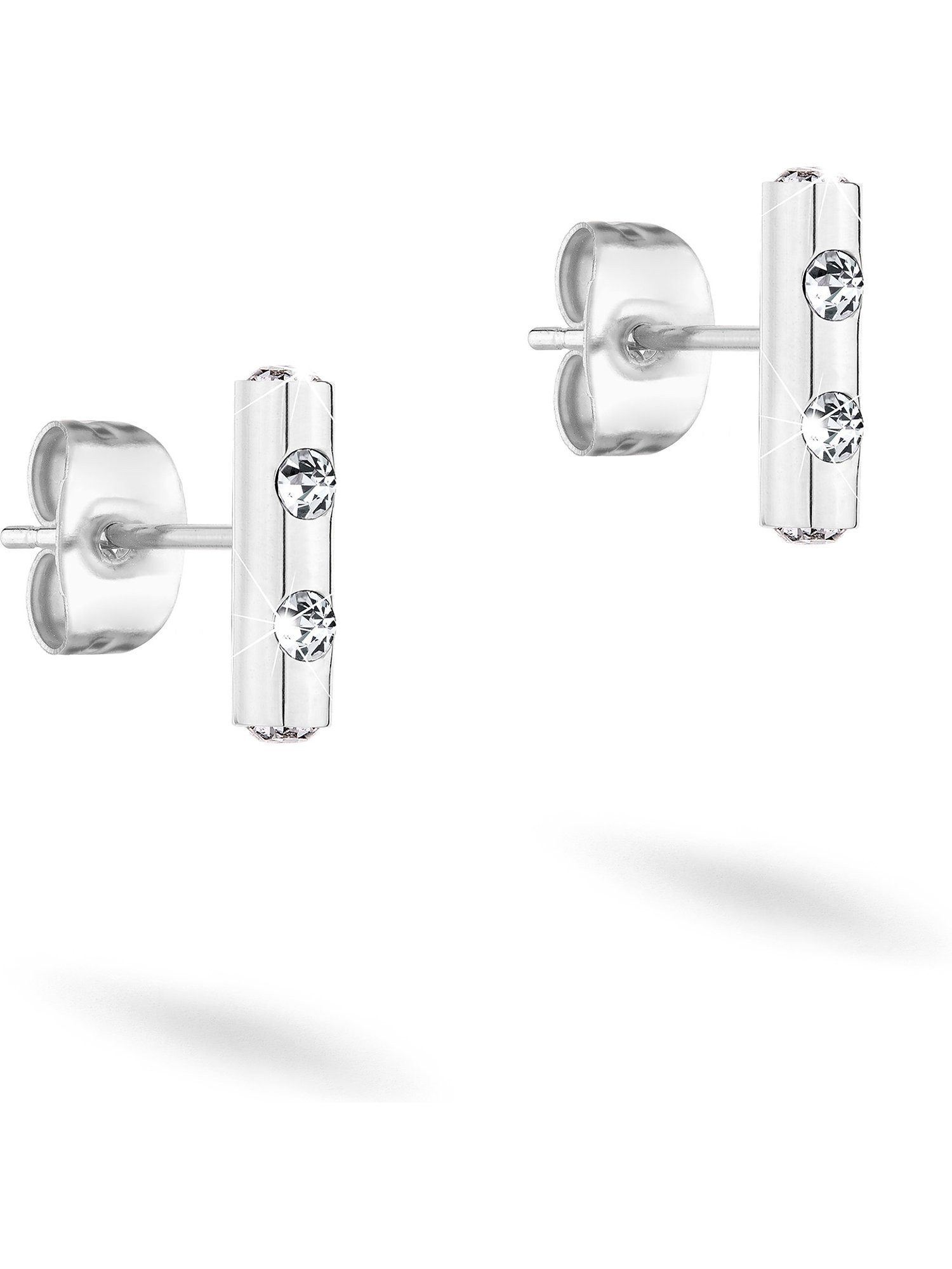 Tamaris Paar Ohrstecker Tamaris Damen-Ohrstecker Edelstahl 4 Glasstein günstig online kaufen
