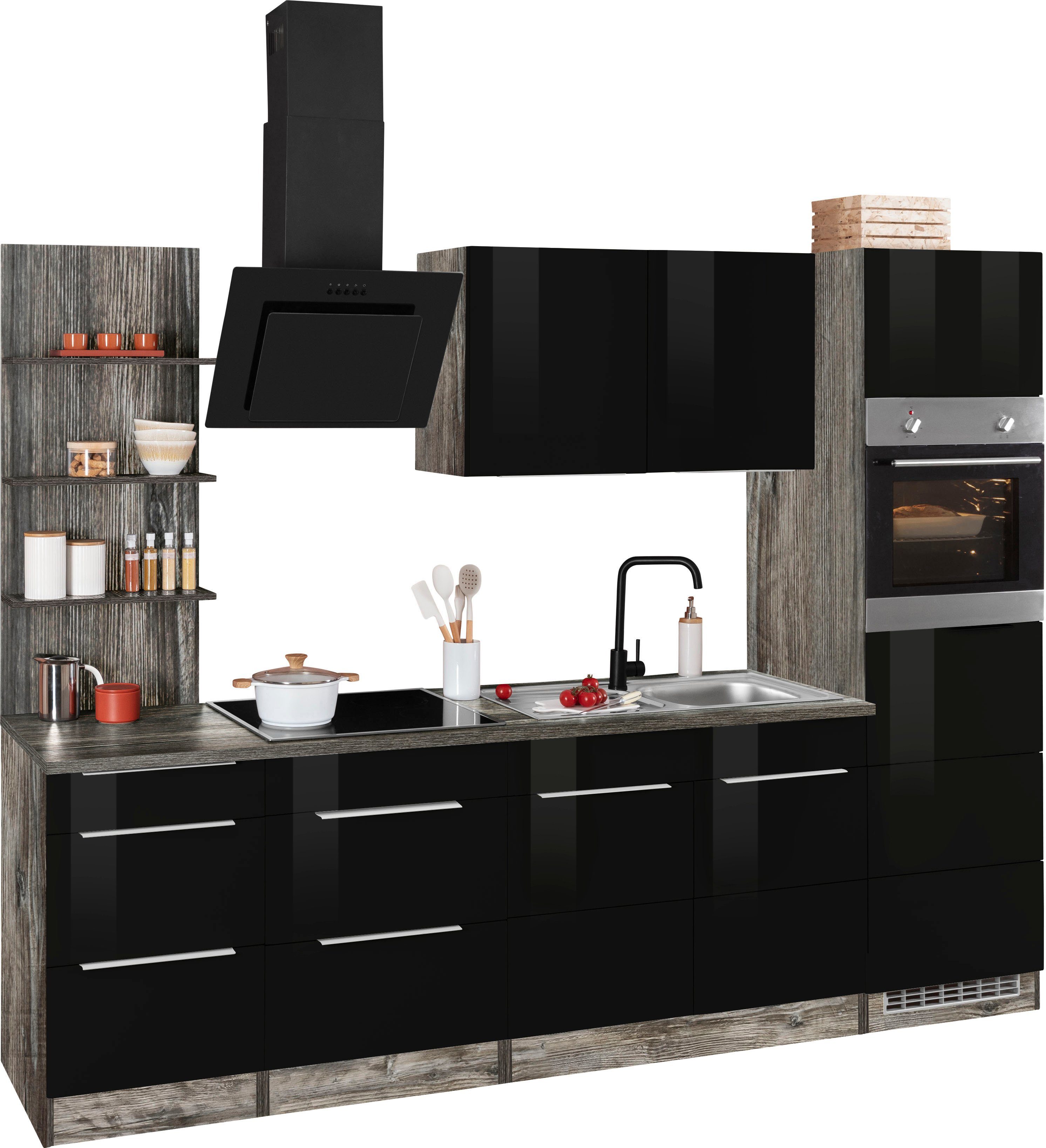 KOCHSTATION Küchenzeile KS-Brindisi Breite 270 cm, günstig online kaufen