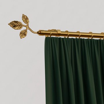 Gardinenstange Toskana, indeko, Ø 16 mm, 1-läufig, Wunschmaßlänge, mit Bohren, verschraubt, Eisen