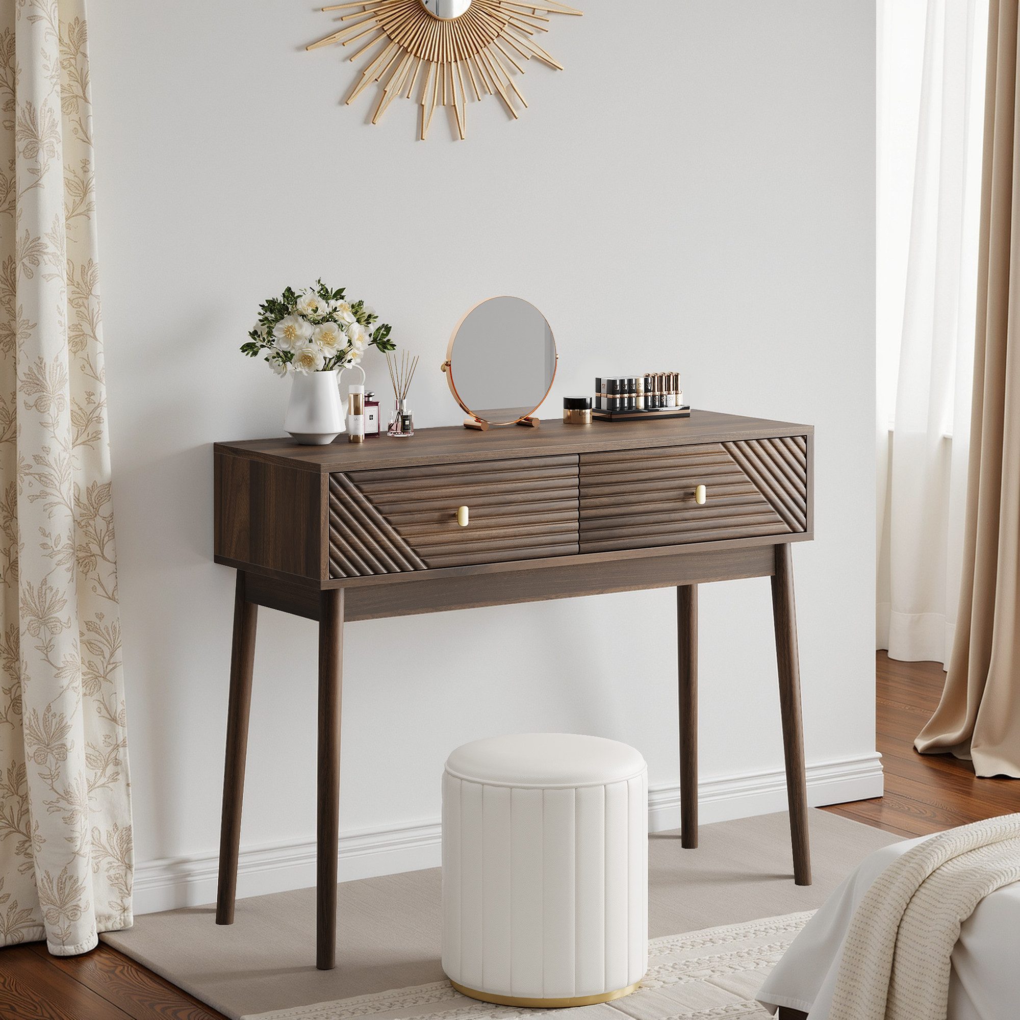 REDOM Schreibtisch Mid-Century Modern Schreibtisch (Mid-Century Modern Kons günstig online kaufen