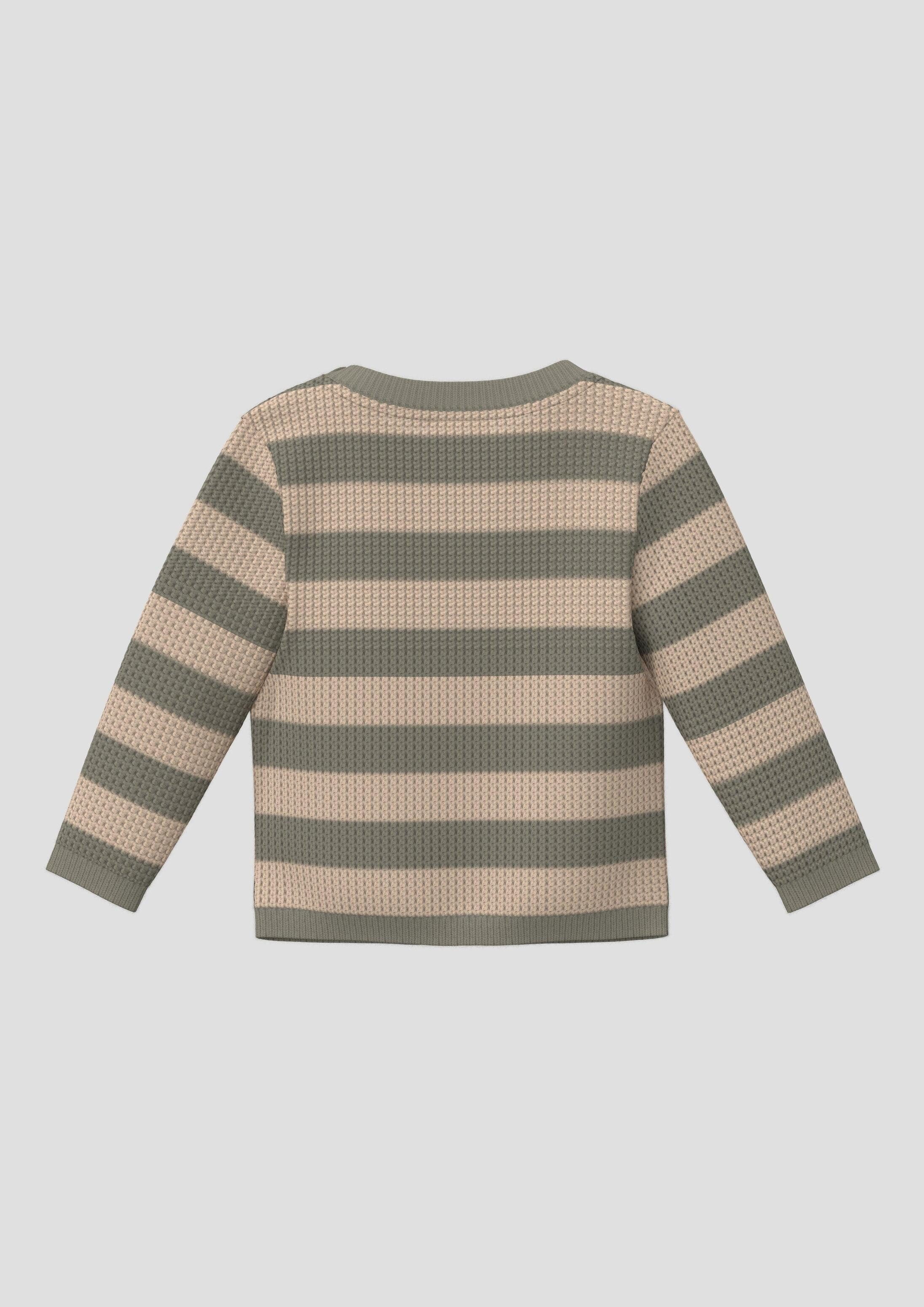 s.Oliver Longpullover Strickpullover Strickpullover mit Brusttasche