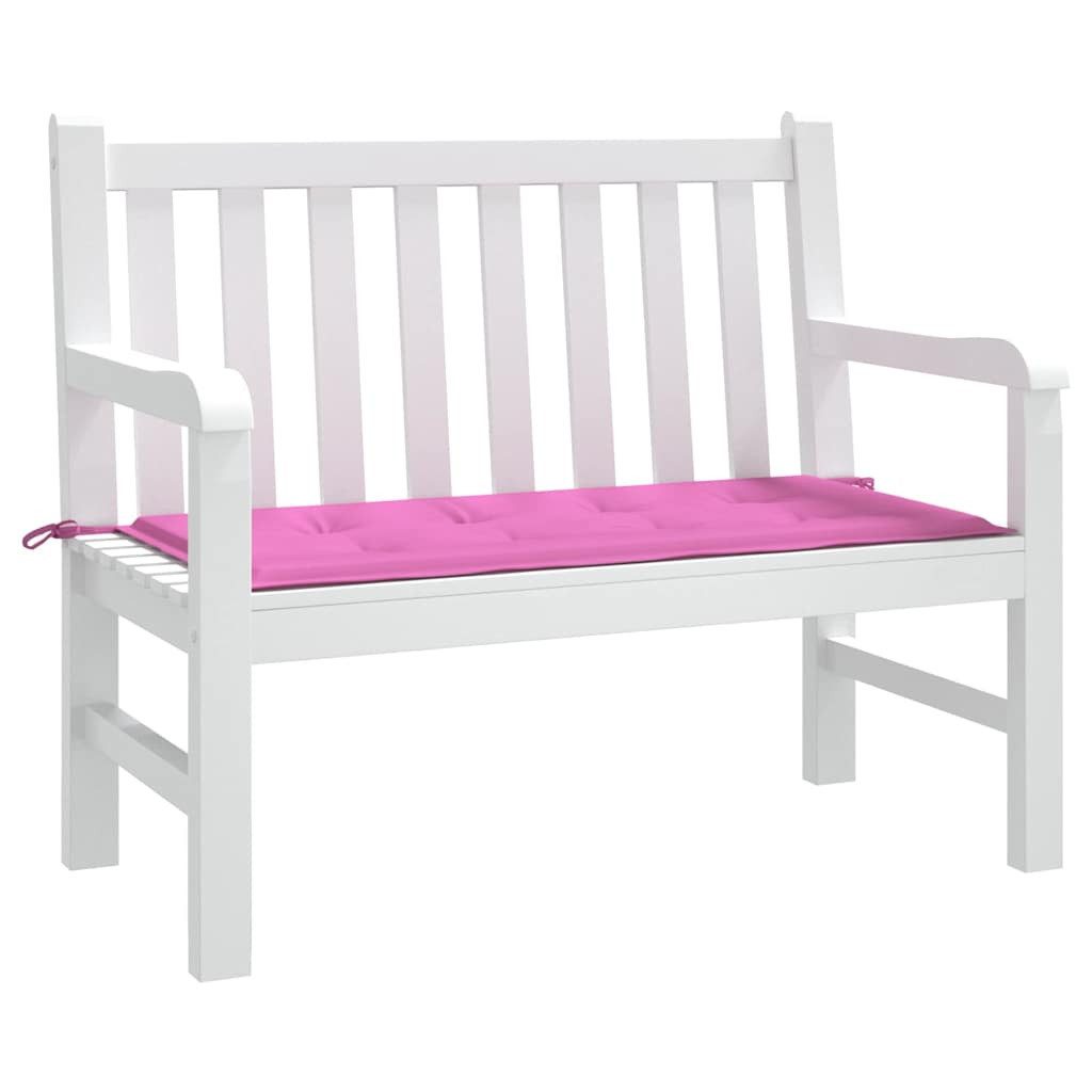 vidaXL Sitzauflage Gartenbank-Kissen Rosa 120 x günstig online kaufen