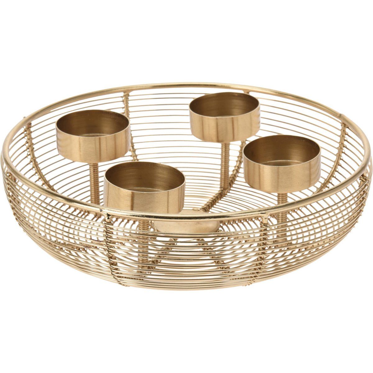 Home & styling collection Kerzenhalter (Kerzenhalter) golden