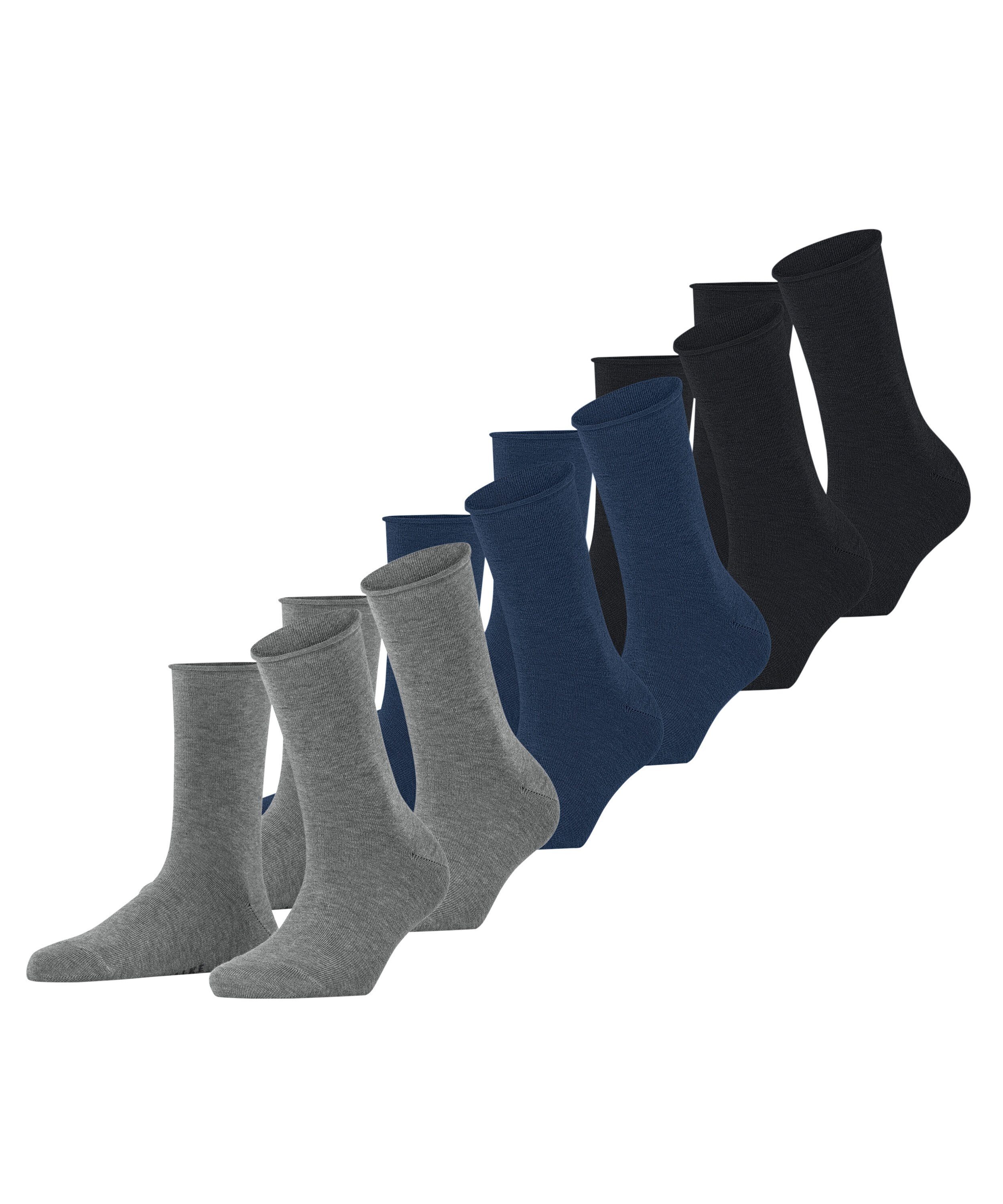 FALKE Носки Happy 6-Pack (6-Paar) Set aus 6 Paar Baumwollstrümpfen