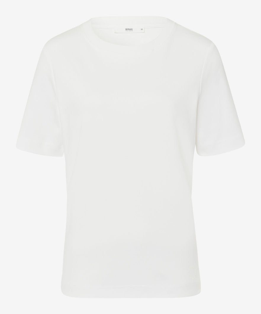 Brax Kurzarmshirt Style CIRA, Cleanes Shirt in feiner Jersey-Qualität