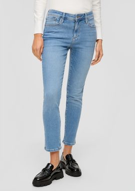 s.Oliver 7/8-Jeans Cropped-Jeans / Slim Fit / Mid Rise / Slim Leg Waschung