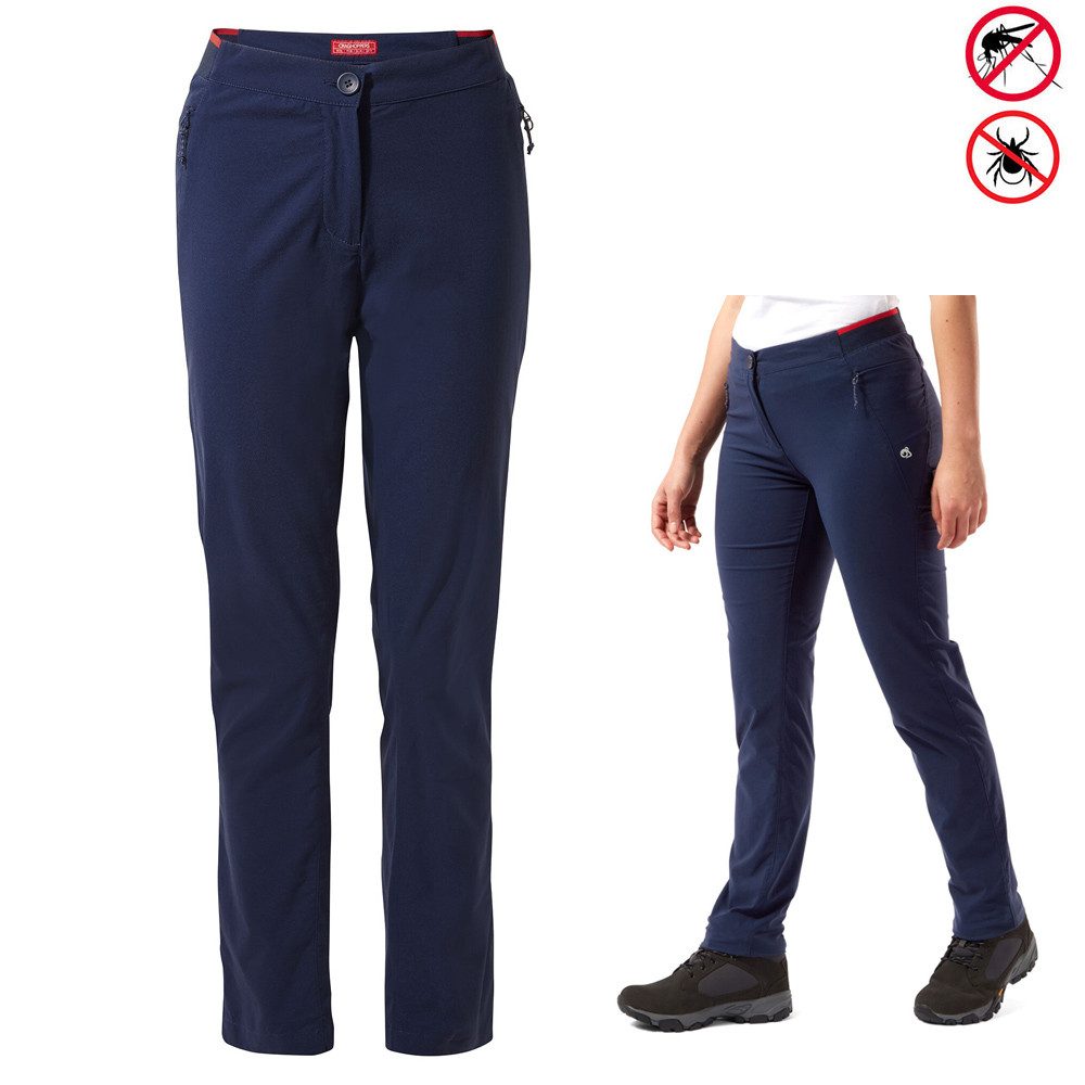 Craghoppers Trainingstights Craghoppers - NosiLife Pro Active- Damen Strech Outdoor Hose, navy