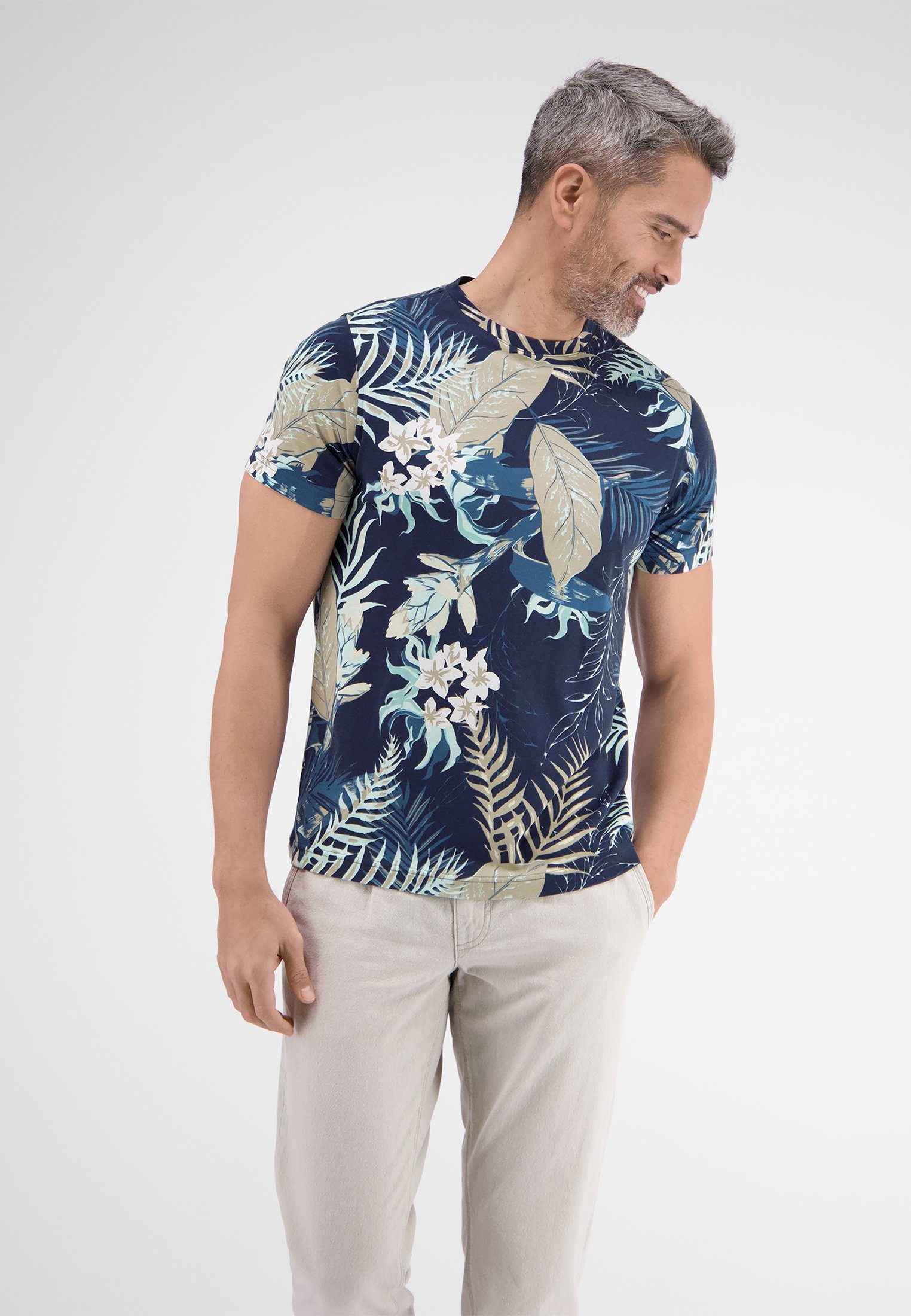 NAVY CLASSIC T-Shirt T-Shirt *Hawaii* LERROS LERROS
