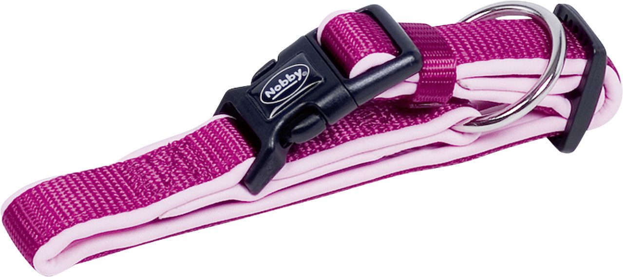 Nobby Hundehalsbandleuchte Nobby Hundehalsband Classic Preno S-M himbeere