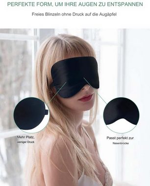 KIKI Augenpatches Schlafmaske, 2er-Pack Augenmaske zum Schlafen,für Yoga-Reisen