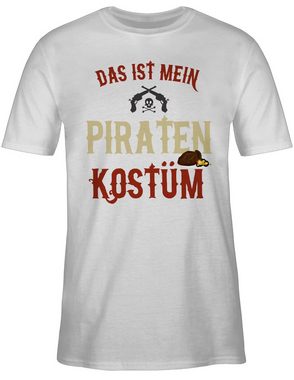 Shirtracer T-Shirt Das ist mein Piraten Kostüm - Pirat verkleidet Piratenkostüm Karneval Outfit