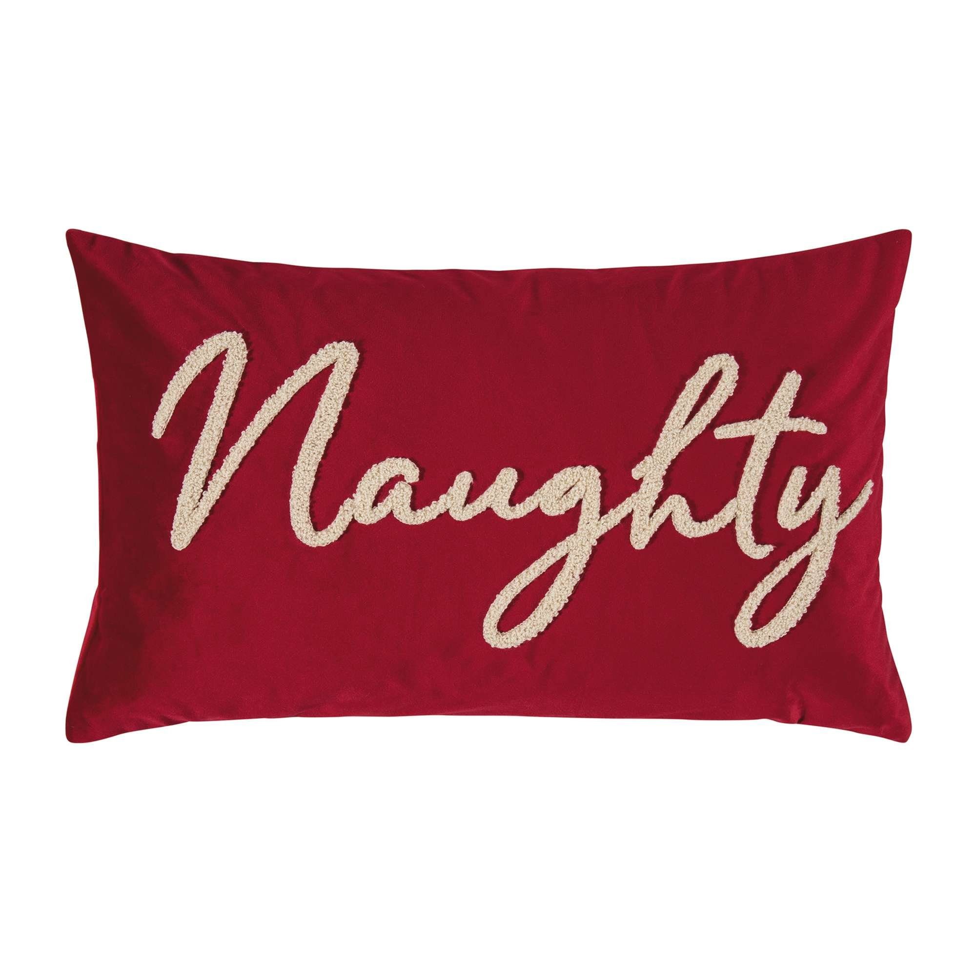 Kissenhülle Naughty 30 x 50cm rot, (1 Stück)