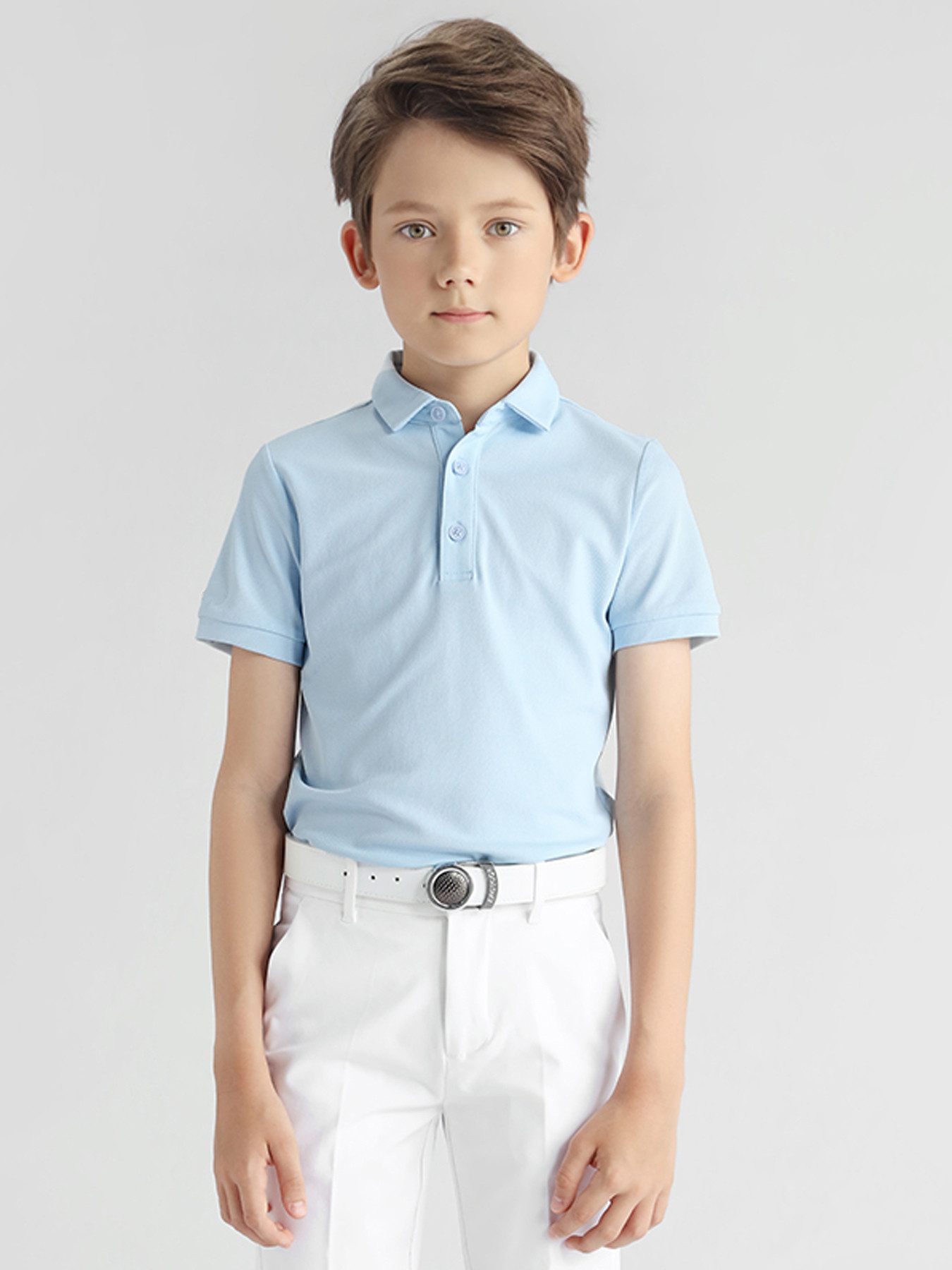 Poloshirt Kinder Golf Poloshirt Schnell trocknend Kurzarm Sport Freizeit