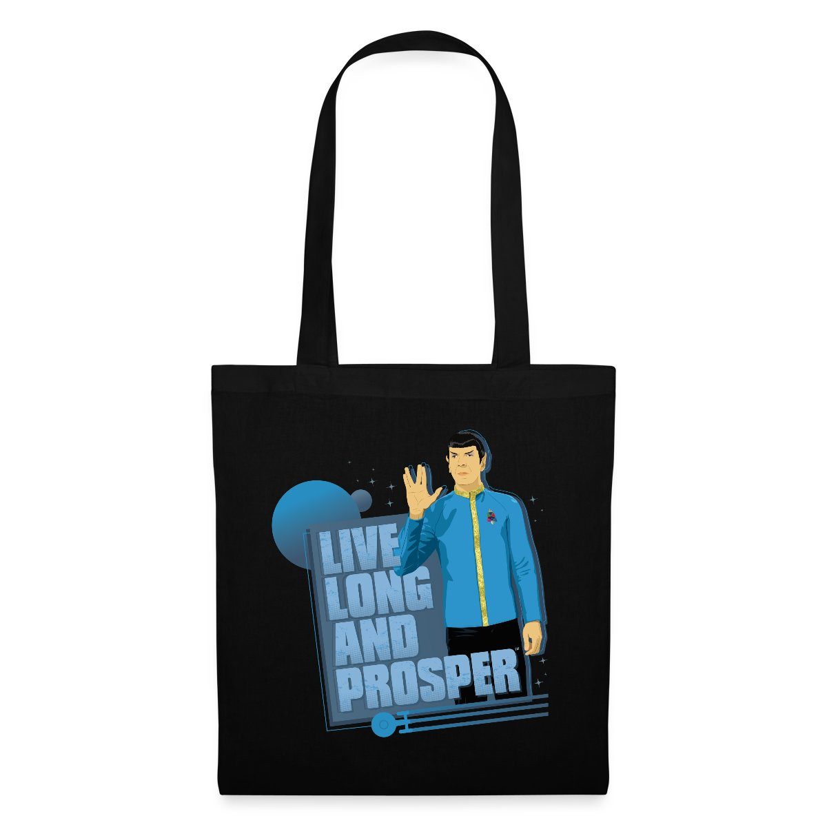 Henkeltasche Star Trek The Original Series Live And Prosper Stoffbeutel