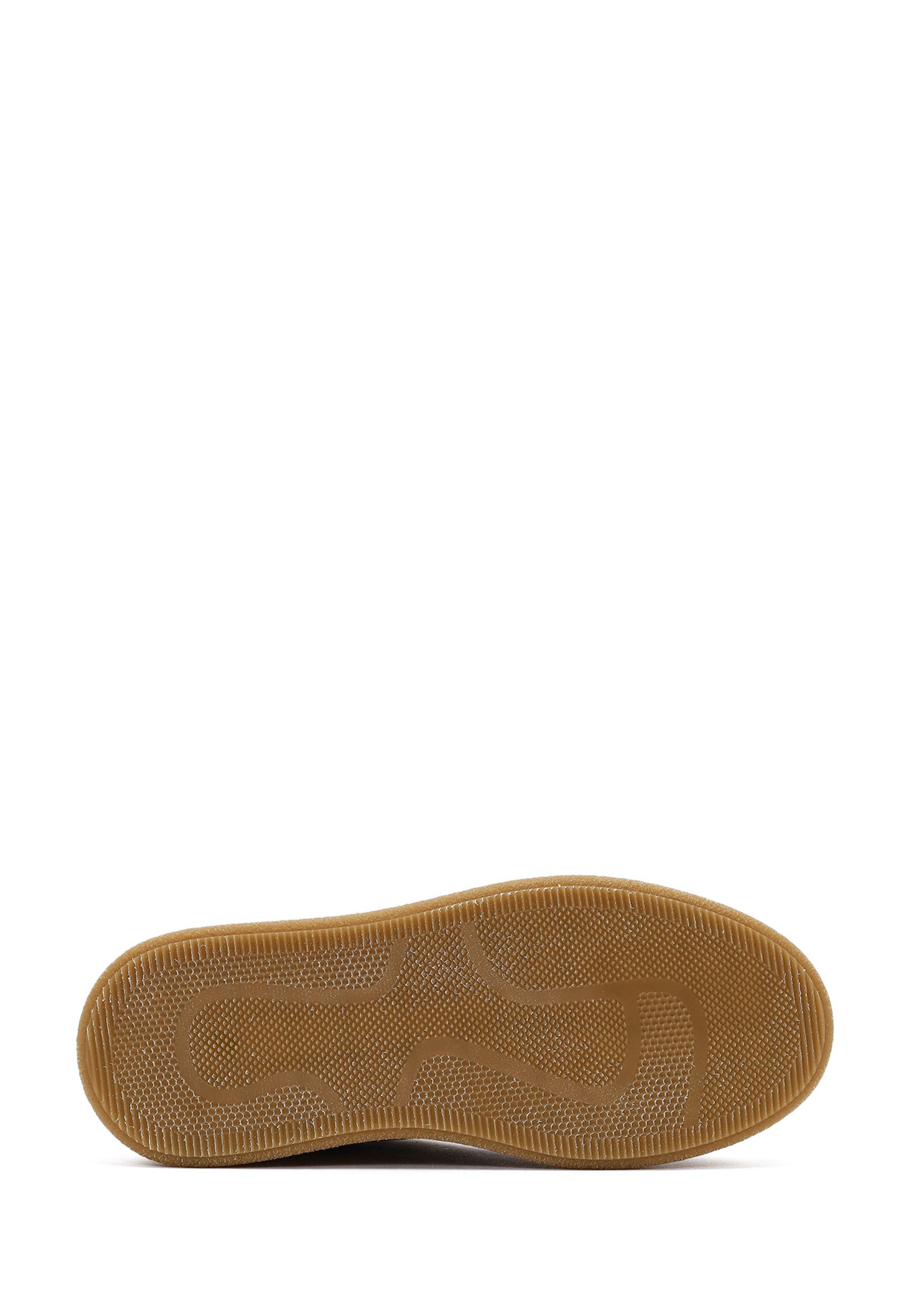 Derimod Teddy-Stiefel aus Veloursleder Ankleboots Plüschfutter, EVA Sohle, Absatz 3 cm