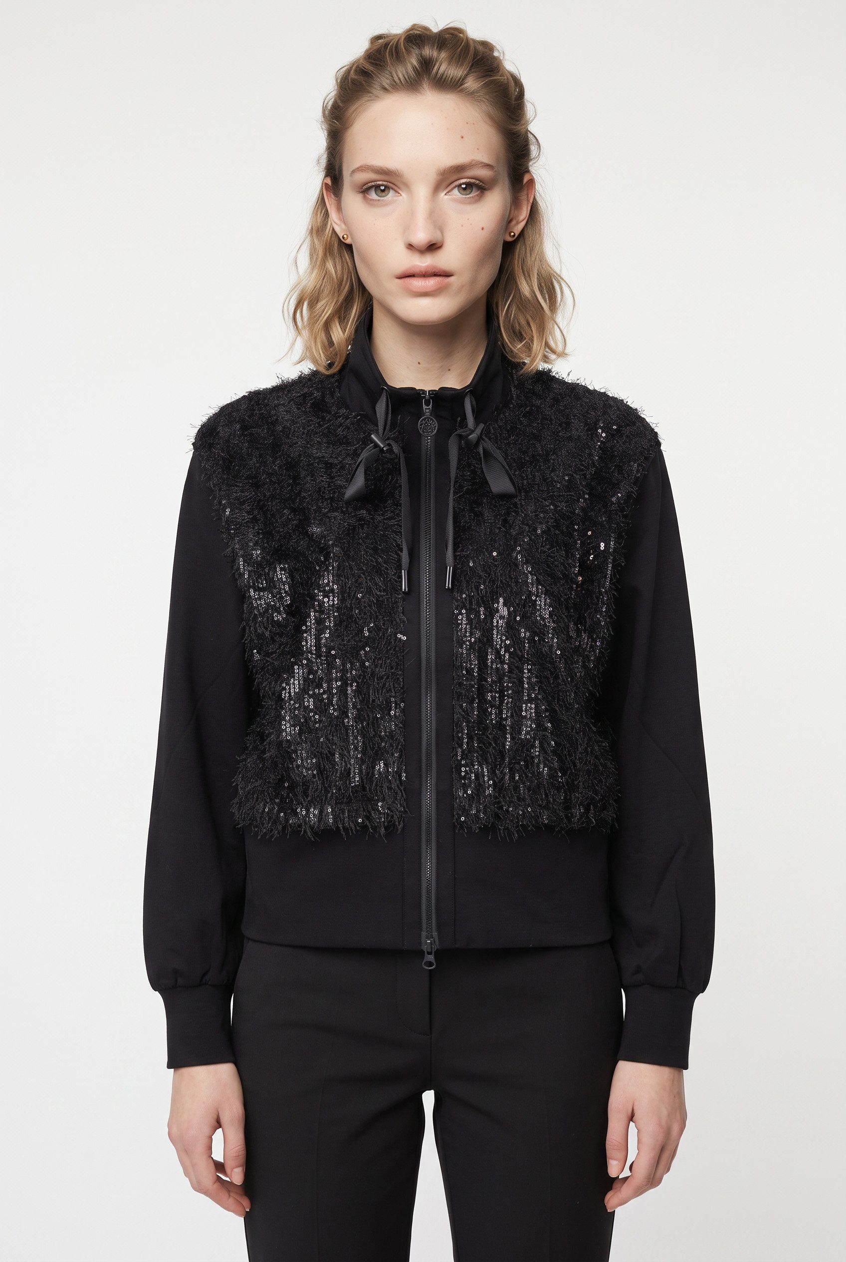 Sportalm Kitzbühel Sweatjacke mit Pailletten
