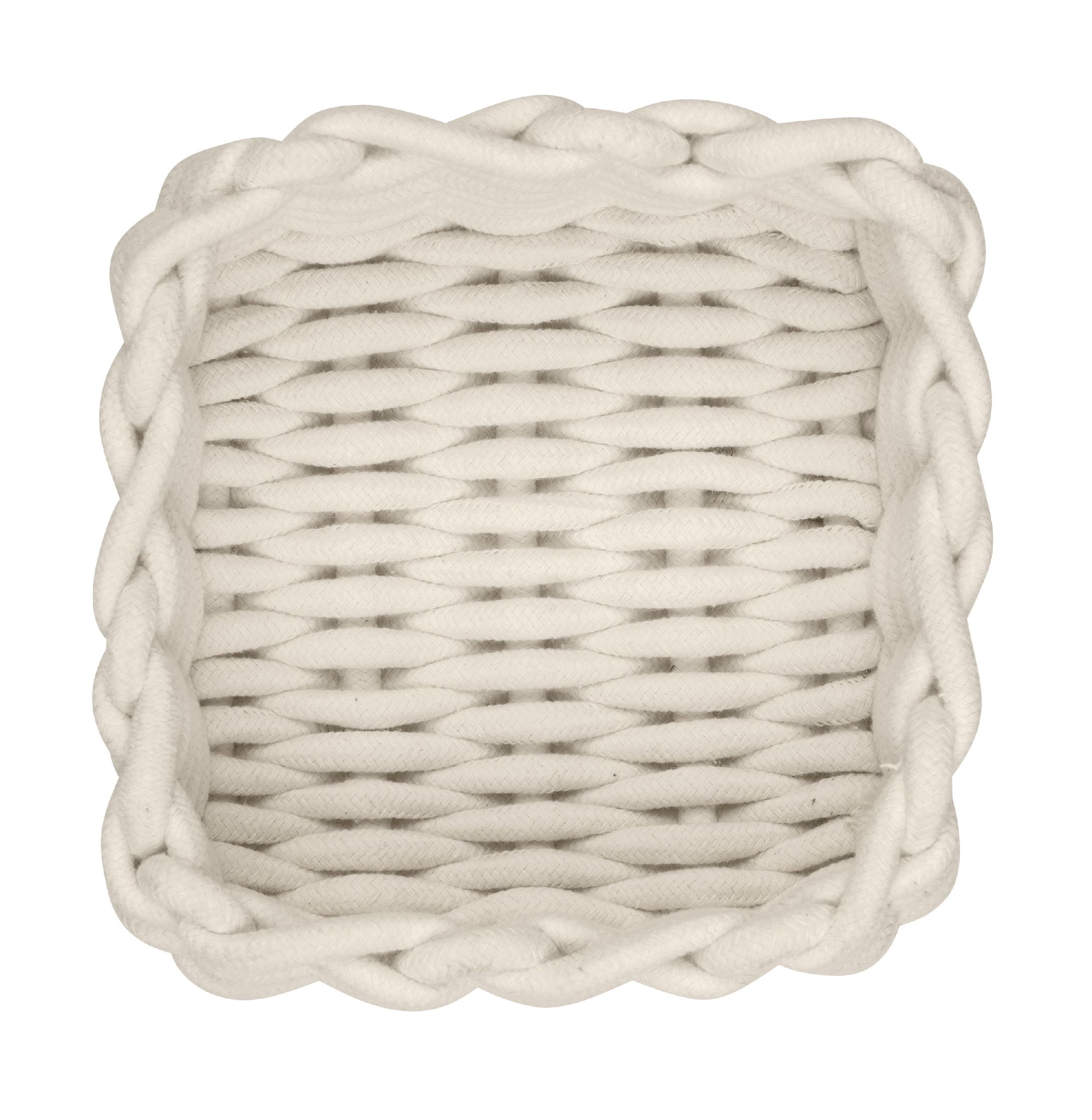 WENKO Aufbewahrungskorb WENKO Korb MELARA M LBH 21.50x21.50x7.50 cm braun Einkaufskorb