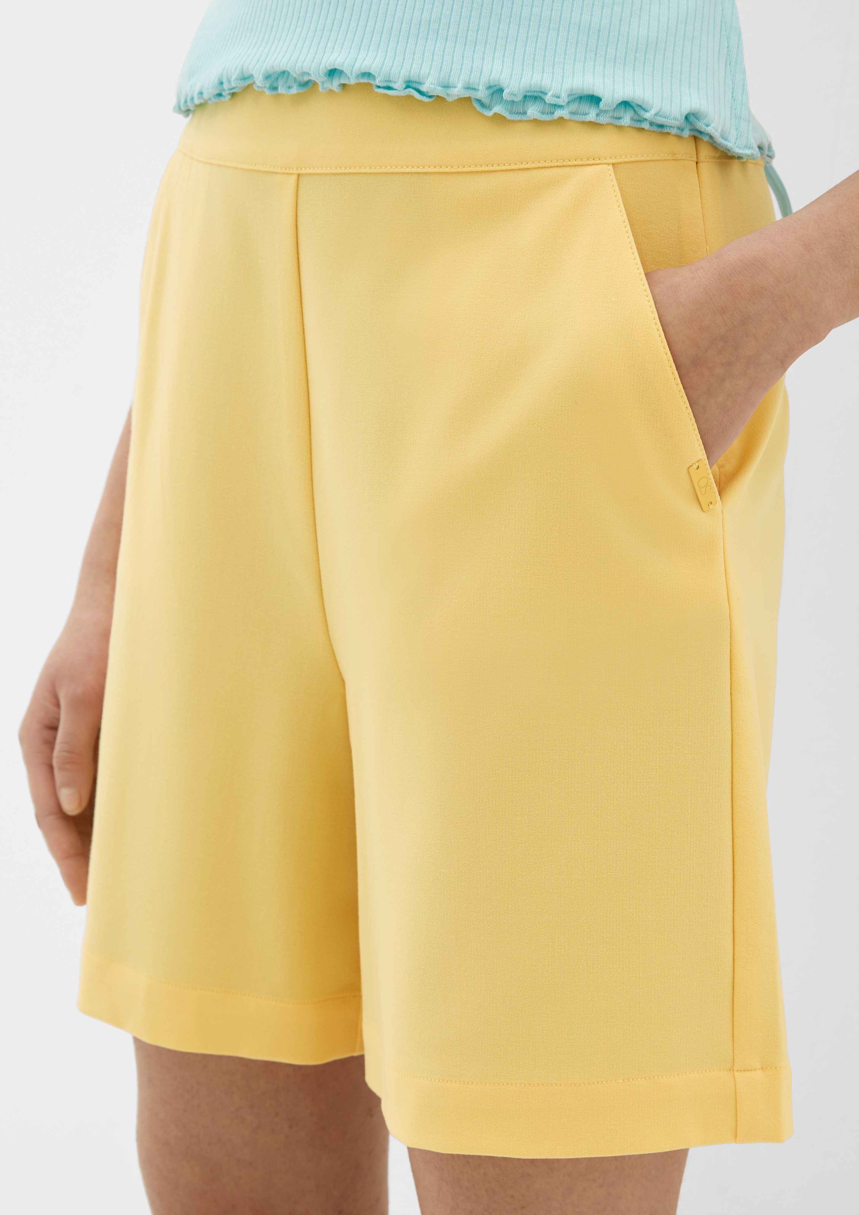 QS Shorts Regular: Shorts mit Viskose günstig online kaufen