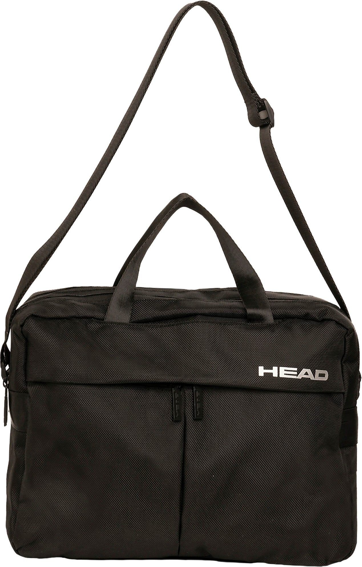 Head Schultertasche Head Messenger Bag Schultertasche (Messenger Bag), Messenger Bag, Schultertasche Recycled Polyester, schwarz ca. 26cm ho