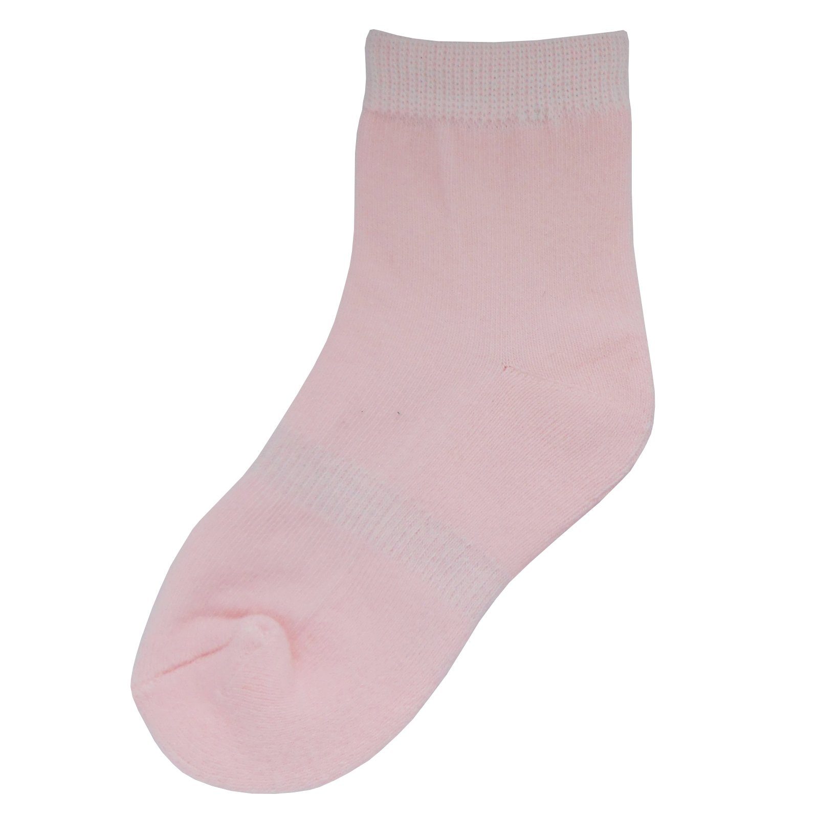 Weiche Yalion Halbplüsch Farben rosa-blau-grau Langsocken (6-Paar) Halbplüsch Kinder mit mit Babysocken Socken 3