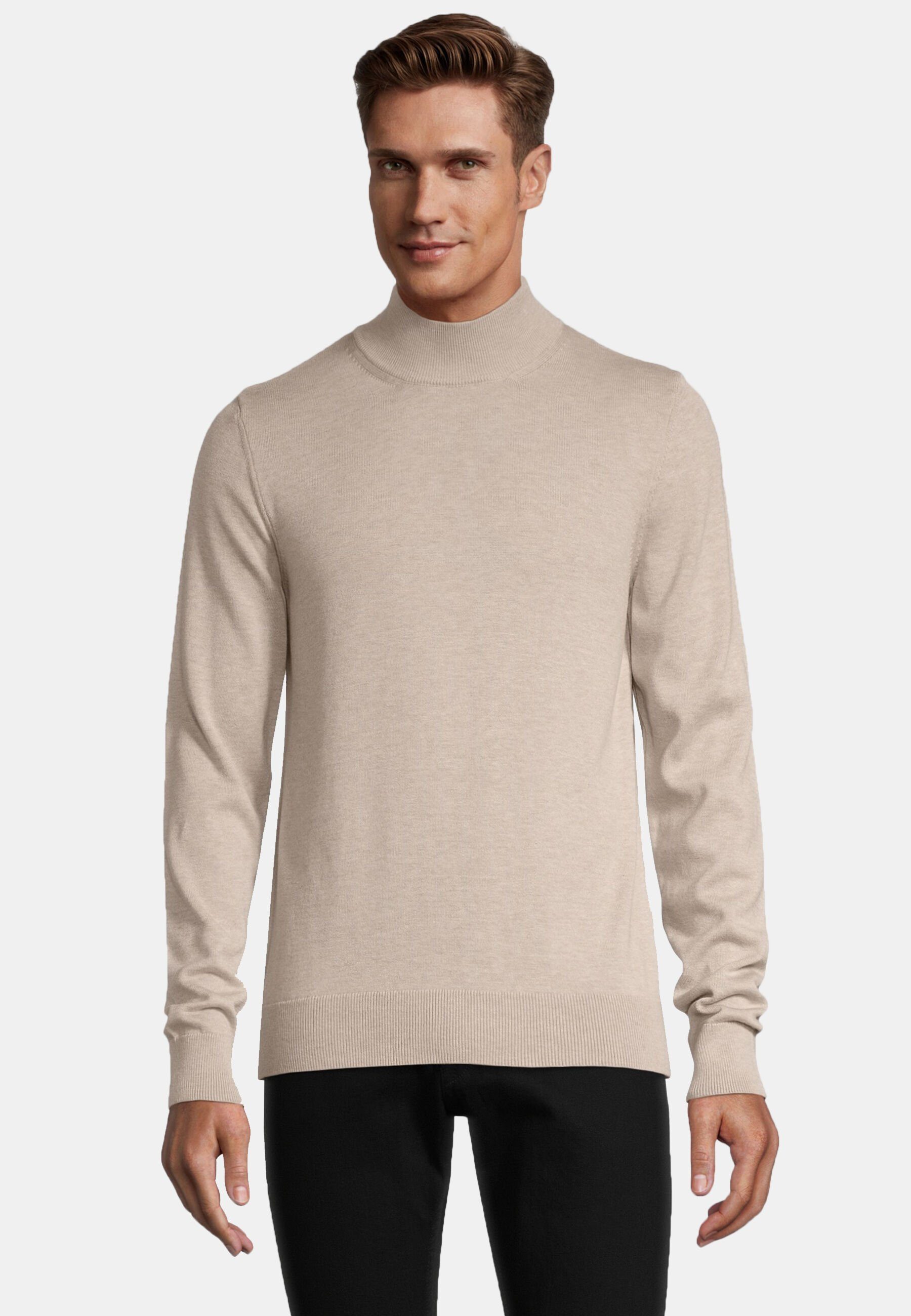 SteffenKlein Stehkragenpullover Mit geripptem Turtleneck