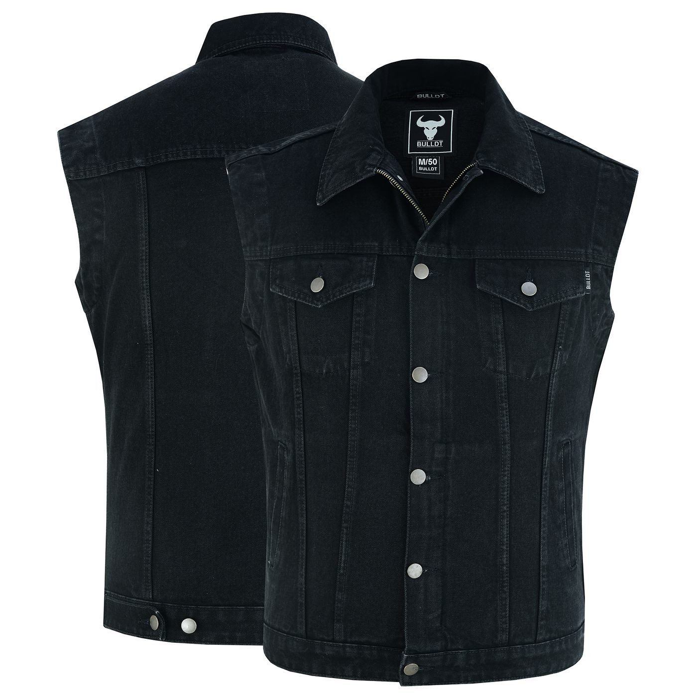 BULLDT Motorradweste BLD698 Jeansweste Biker Kutte Denimweste Bikerweste Mo günstig online kaufen