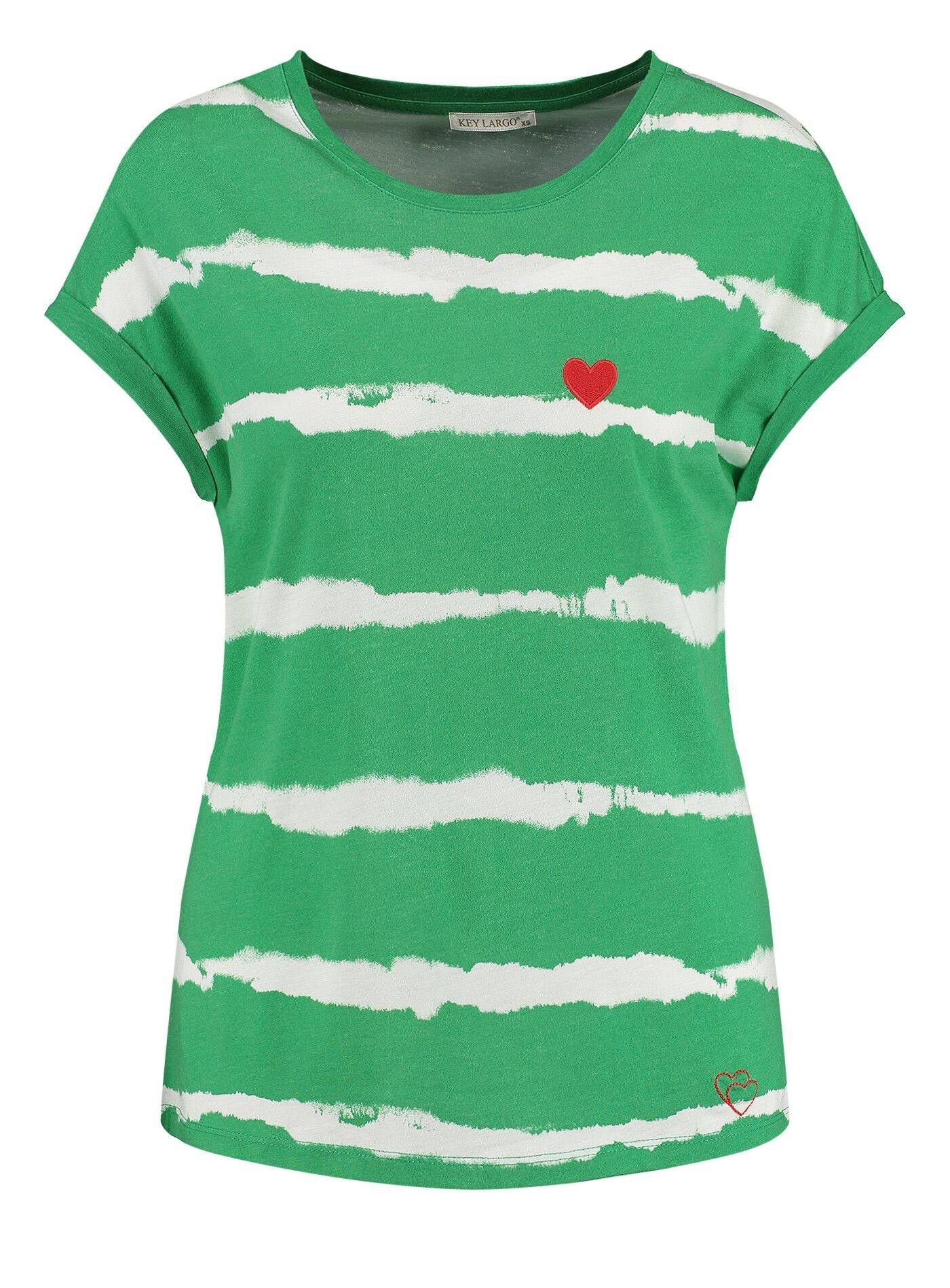 Key Largo T-Shirt Damen (43) (1-tlg) T-Shirt grün JELLY