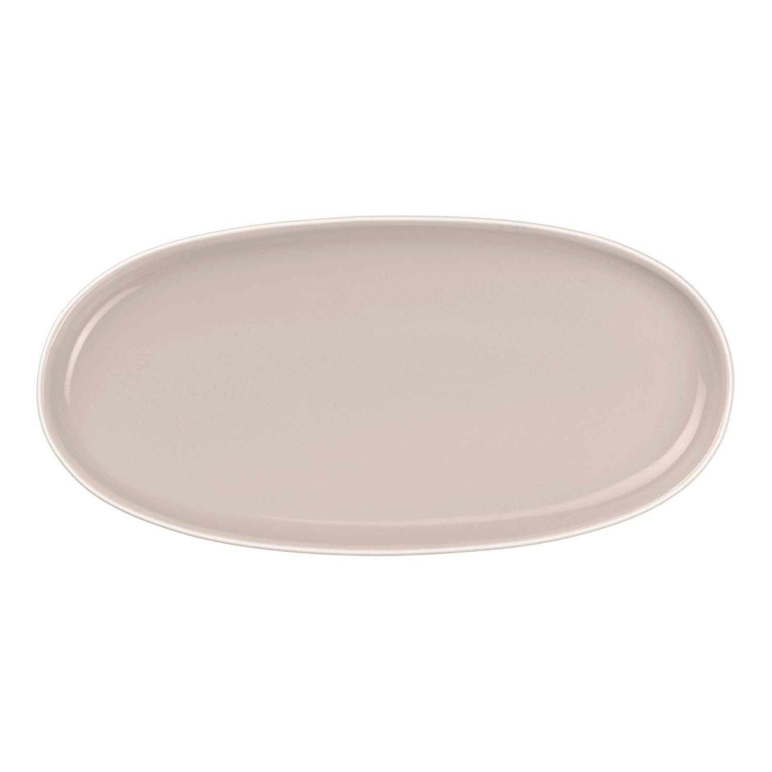 Teller Aperitifteller SEMANA, B 20 x T 10 cm, Beige