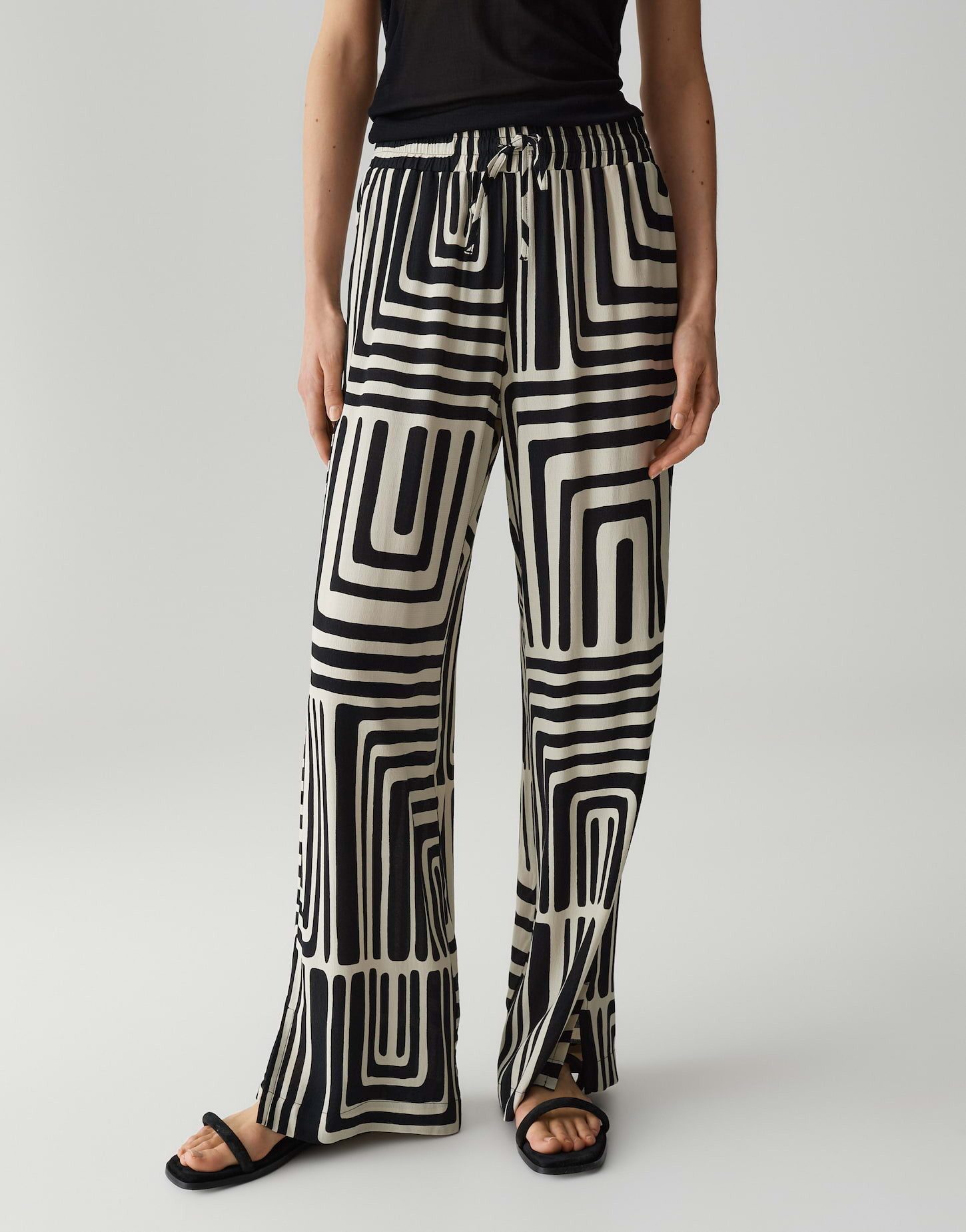 OPUS PANTS Stoffhose MALOTTA ABSTRACT mit günstig online kaufen