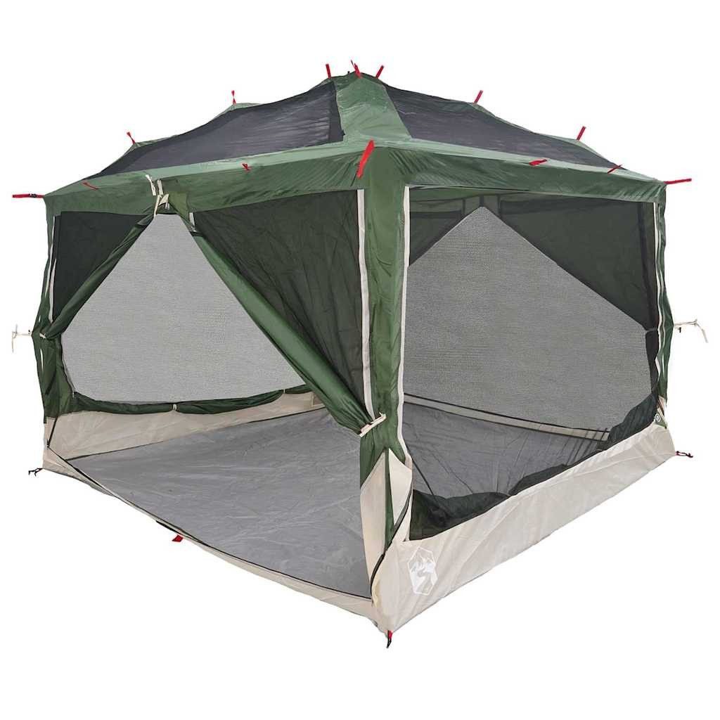 vidaXL Innenzelt Innertelt 7-Personen mit Dach Grün und Grau 300 x 300 x 250 cm, (1 tlg)