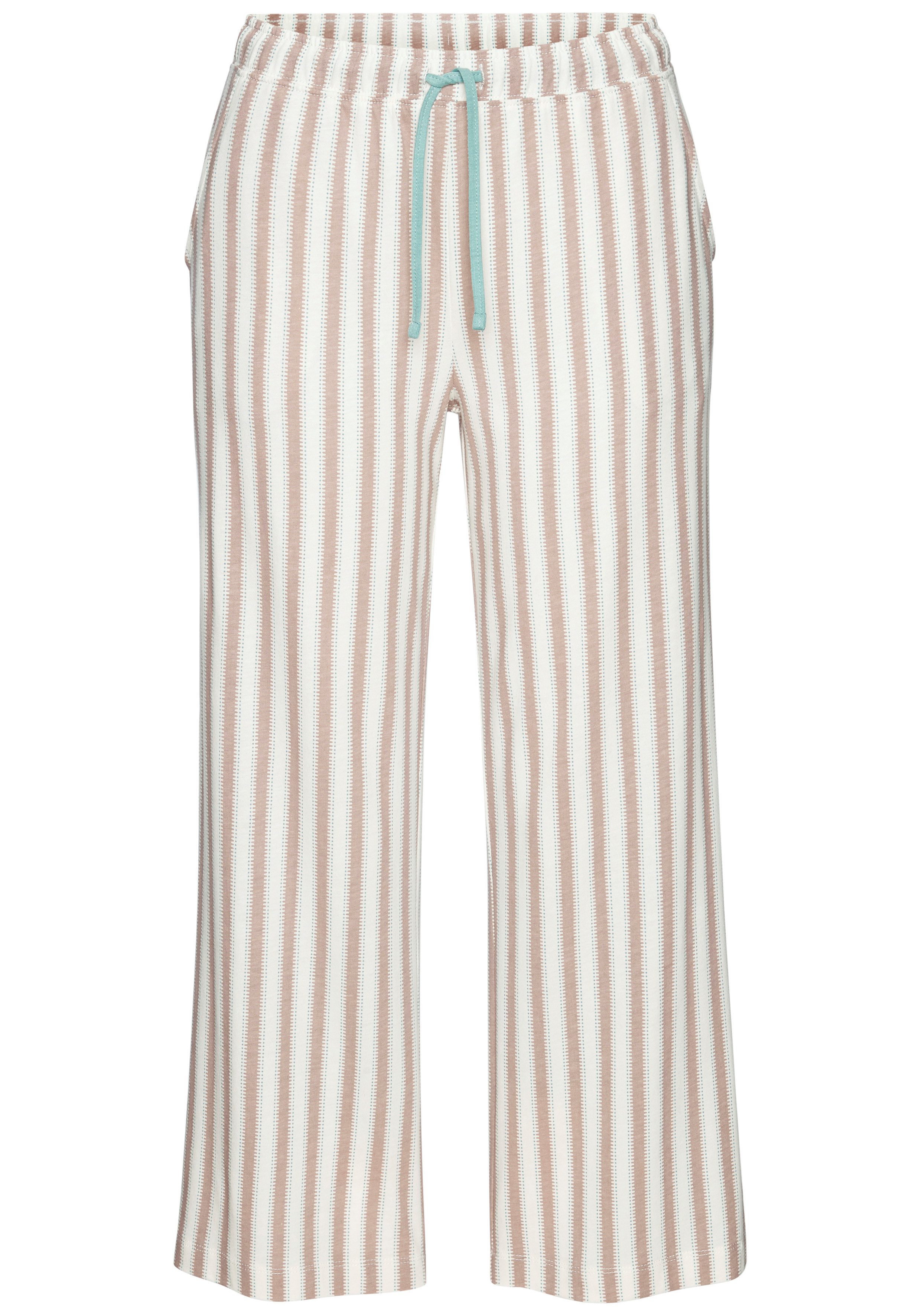 Vivance Dreams by Lascana Pyjamahose mit weitem Bein