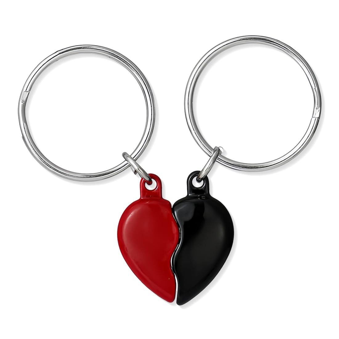 FOUORTUNATE-BEE Schlüsselanhänger Partner Herz Schlüsselanhänger Set 2-teil günstig online kaufen
