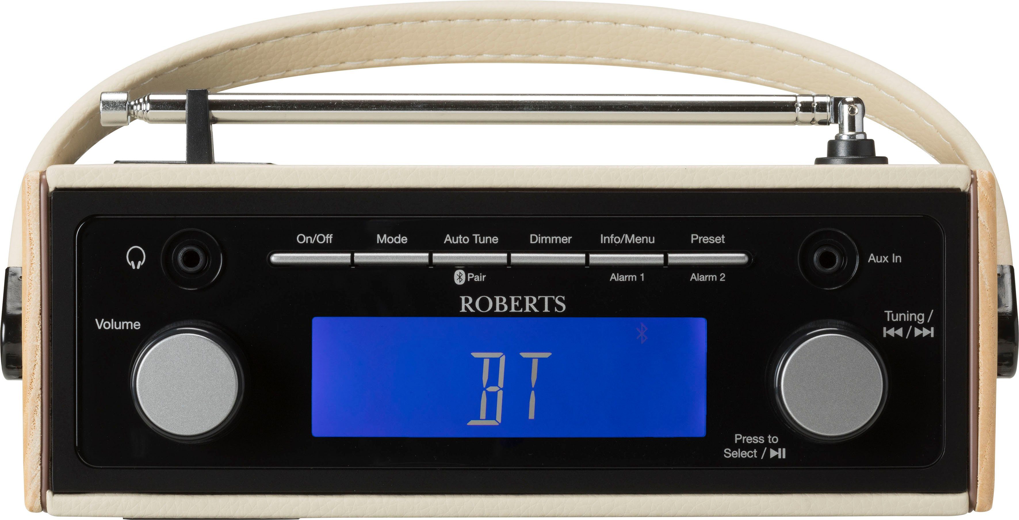ROBERTS RADIO pastel RamblerBT (DAB) cream (Digitalradio (DAB), FM-Tuner) Digitalradio