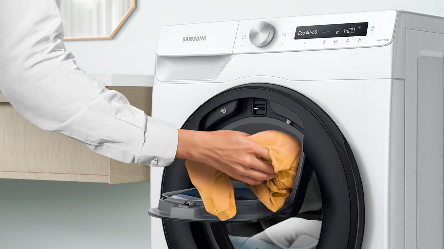 Samsung Waschmaschine AddWash™ WW5500T WW80T554ATW, kg, 1400 8 U/min