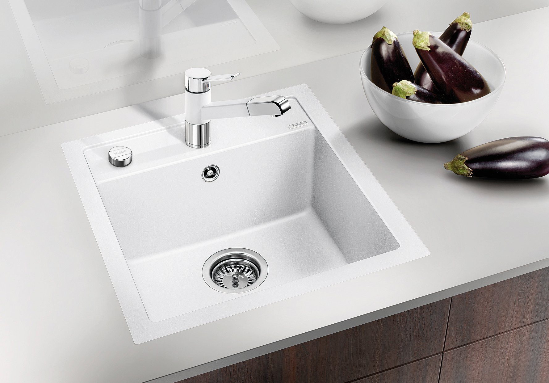 Blanco Granitspüle DALAGO 45-F, eckig, 50/46 cm, (1 St), erhältlich in mehreren Farben