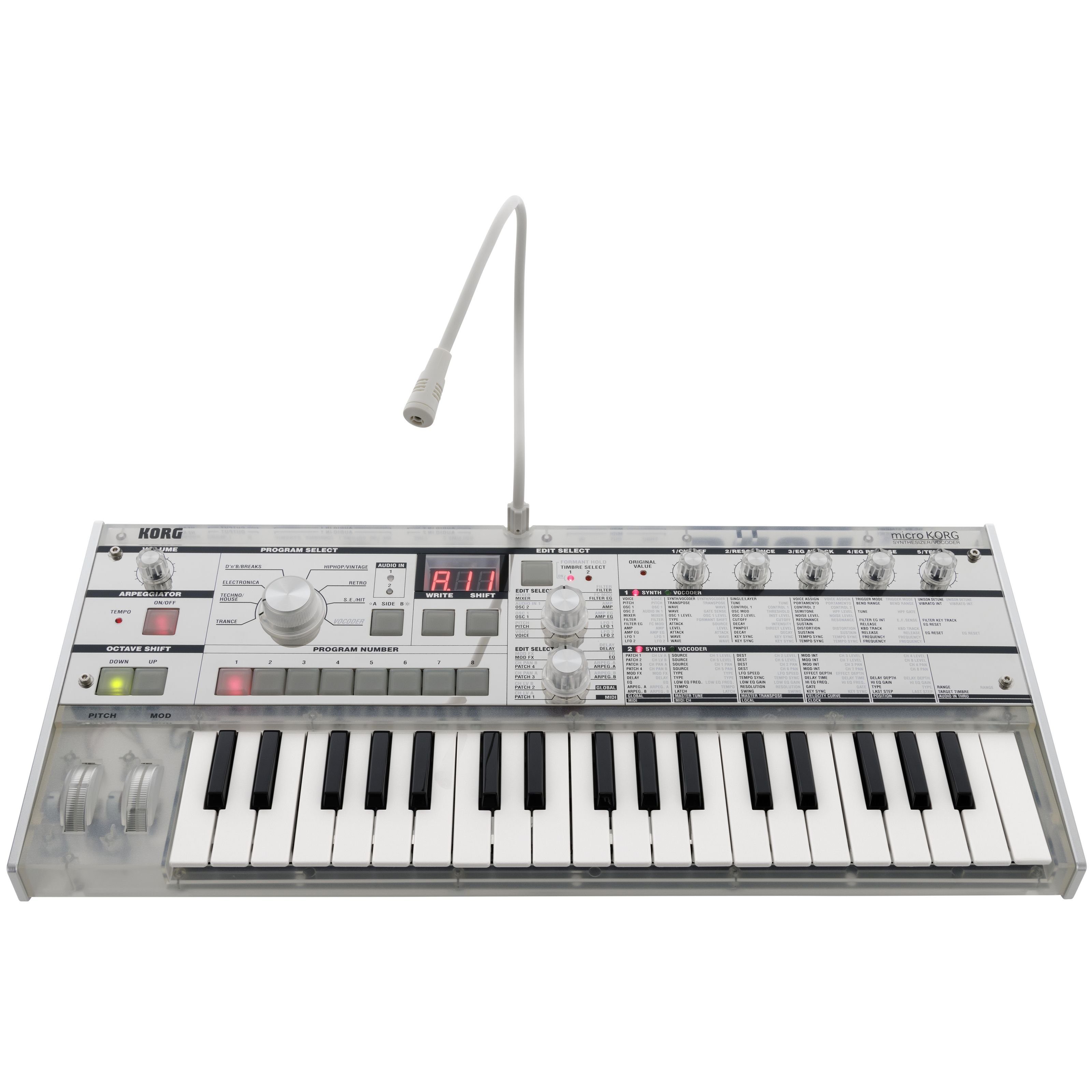 Korg Synthesizer (Synthesizer, Digital Synthesizer), micro Crystal - Synthesizer