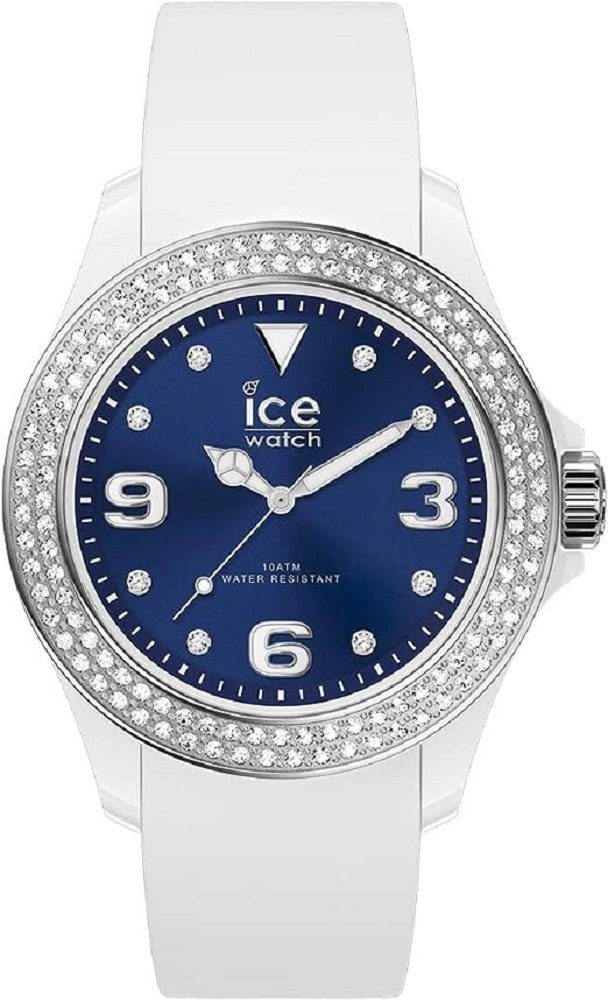 ice-watch Quarzuhr, Ice-Watch - ICE star White deep blue (Small) | Quarzuhren
