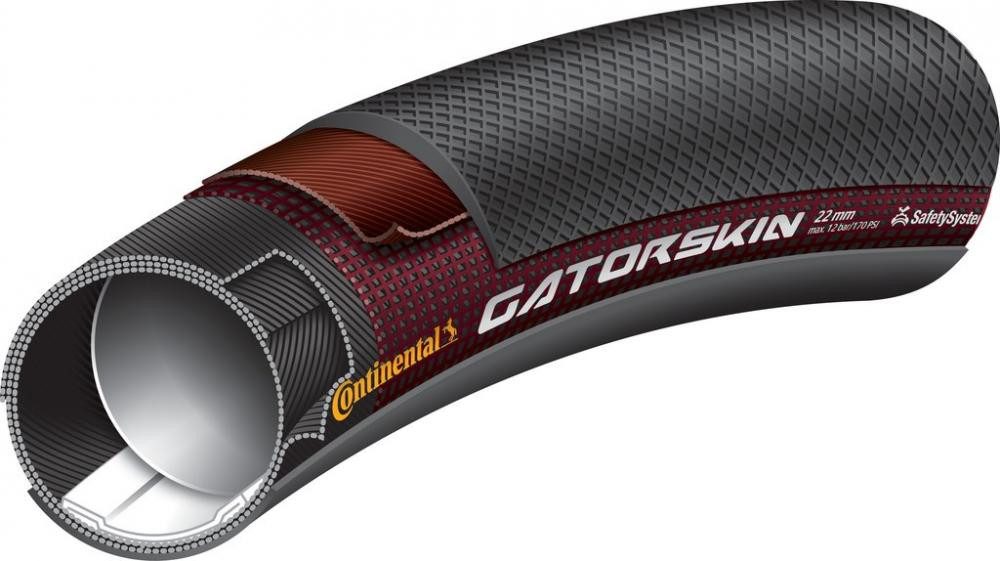 CONTINENTAL Fahrradreifen Continental Reifen Conti Schlauch Sprinter Gatorskin 28 Zoll x22mm (27