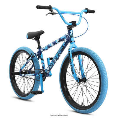 SE Bikes BMX-Rad So Cal Flyer, 1 Gang, ohne Schaltung, BMX 24 Zoll für Erwachsene und Jugendliche ab 160 cm Fahrrad Freestyle