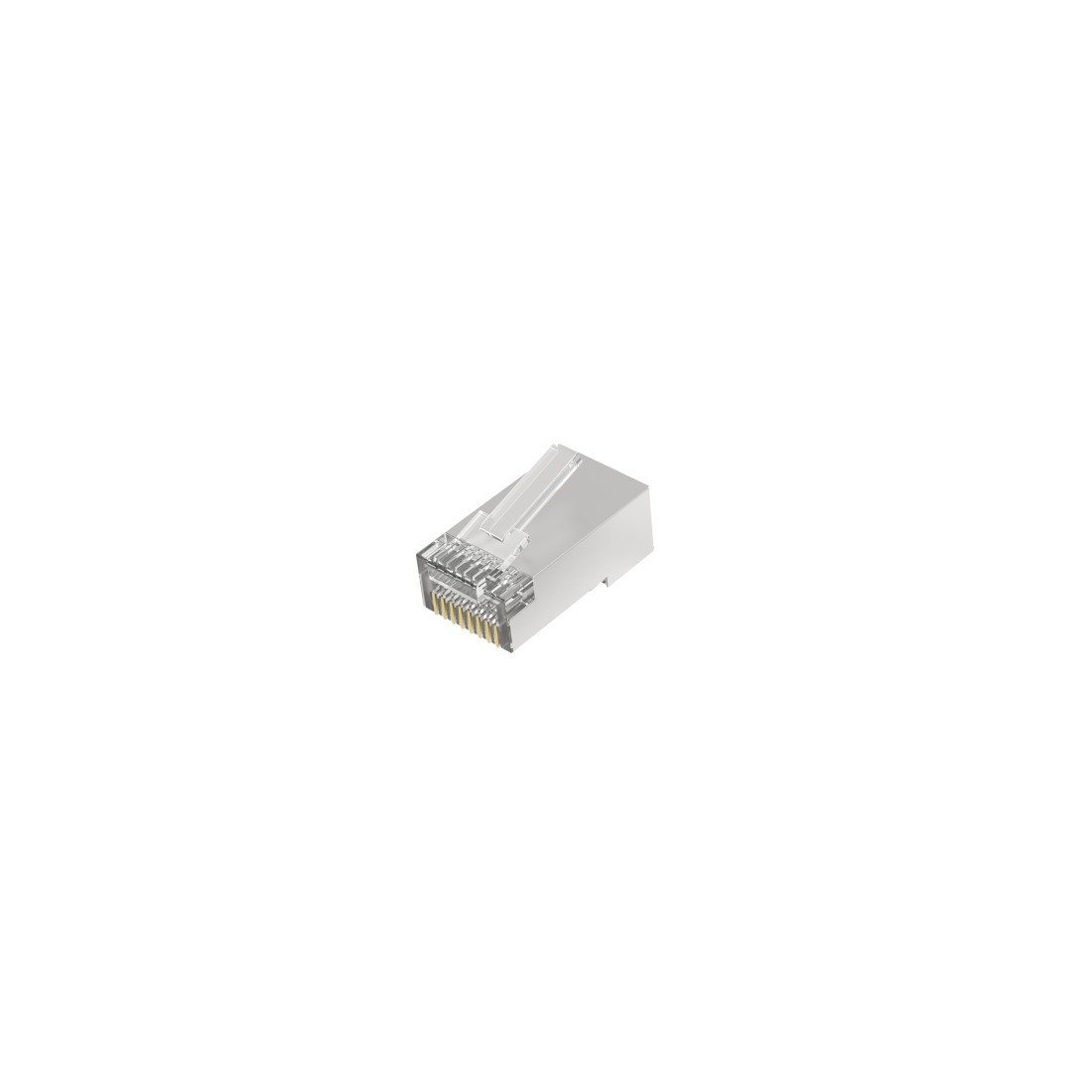 Hama Netzwerkstecker Netzwerkstecker, CAT 6a, 10 Gbit s, geschirmt, 10 Stück, (10-St)