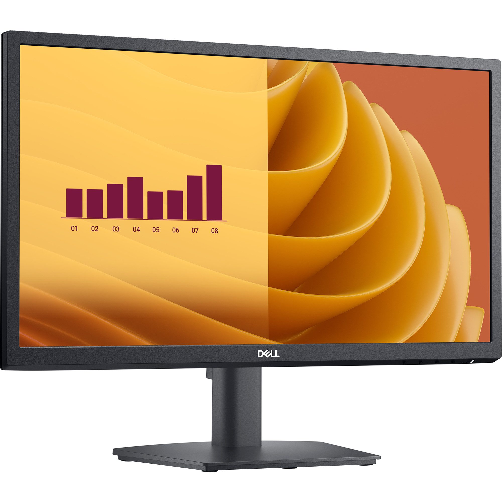 Dell E2225H, LED-Monitor, (FullHD, VA, DP, VGA) TFT-Monitor