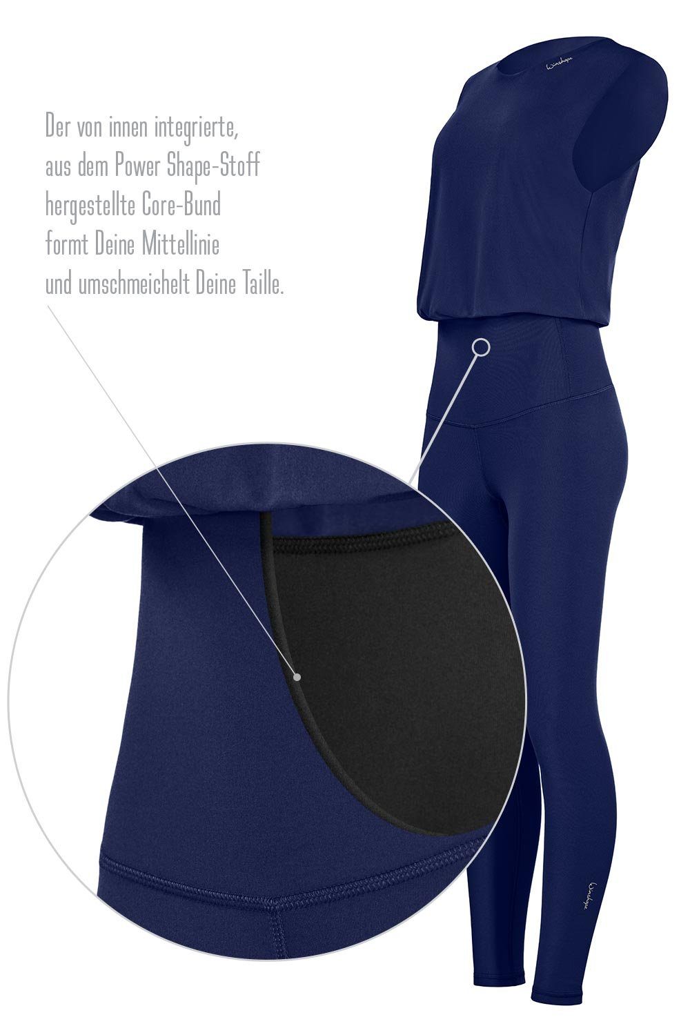 blue Winshape Jumpsuit JS102LSC Functional dark Comfort
