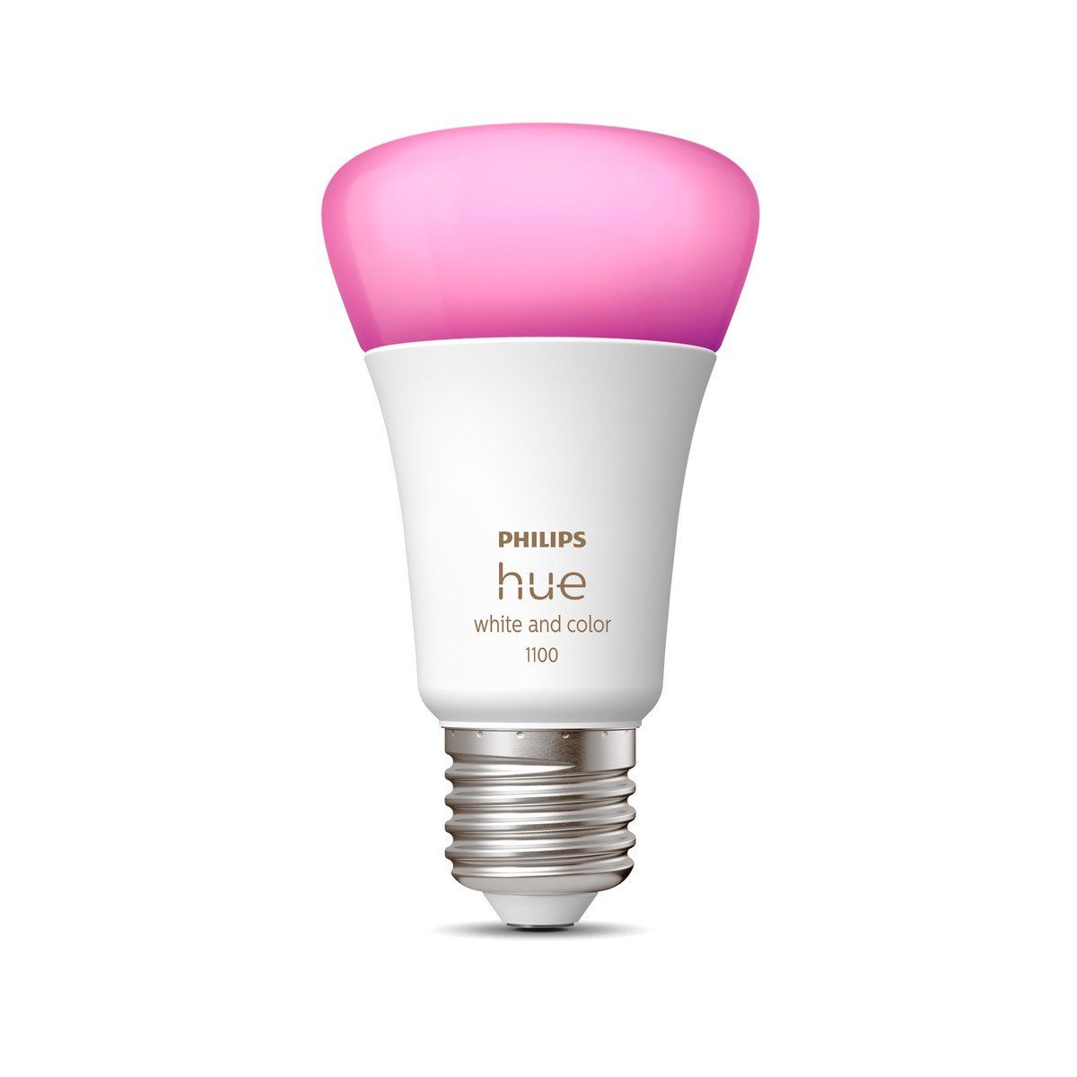 Philips Hue LED-Leuchtmittel E27 LED Leuchtmittel Einzelpack 800lm, E27, Farbwechsler