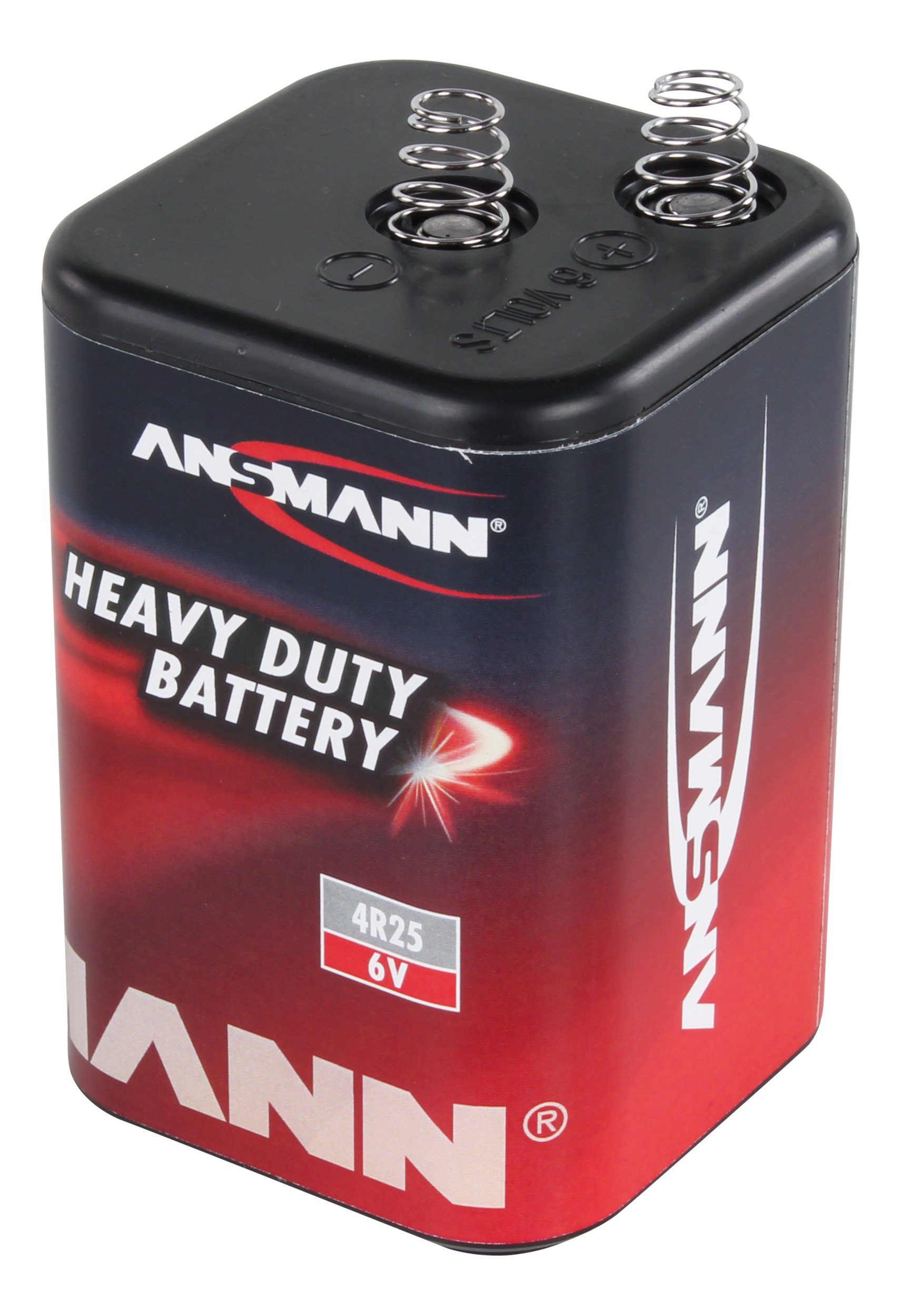 1x 4R23 Zink-Kohle Batterie 6V – Blockbatterie (1 Stück) Batterie