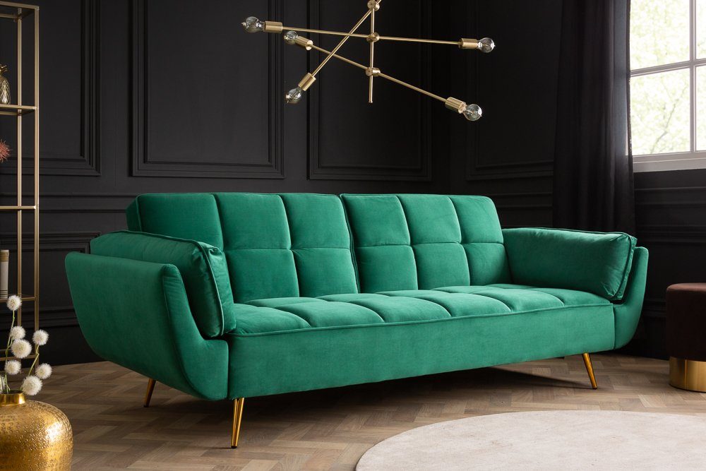 riess-ambiente Schlafsofa BOUTIQUE 213cm smaragdgrün, mit günstig online kaufen