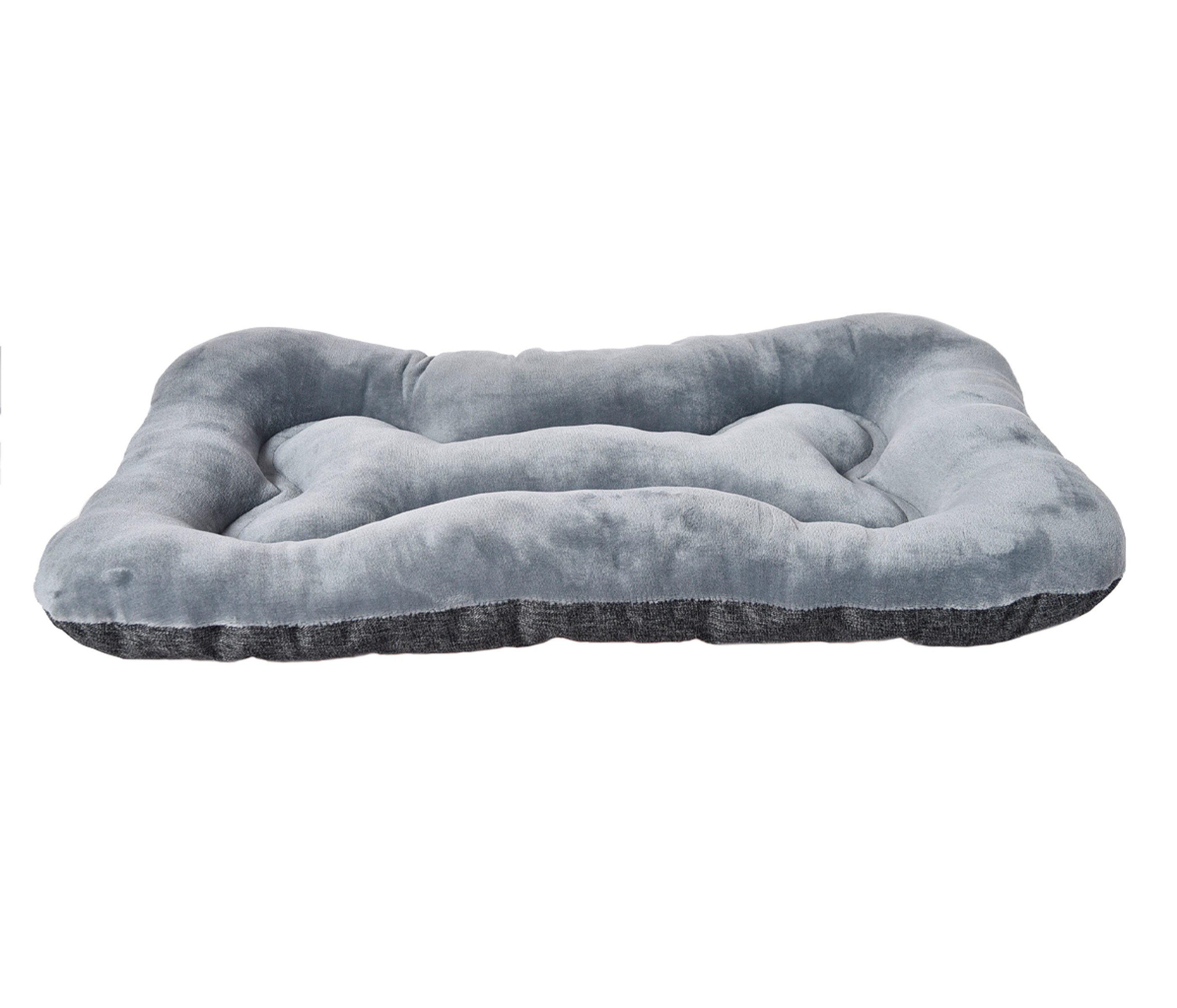 Dehner Tierbett Kuschelkissen Cleo, Hundekissen / Katzenkissen, verschiedene Größen, mit Anti-Rutsch-Boden, aus recycelten Materialien