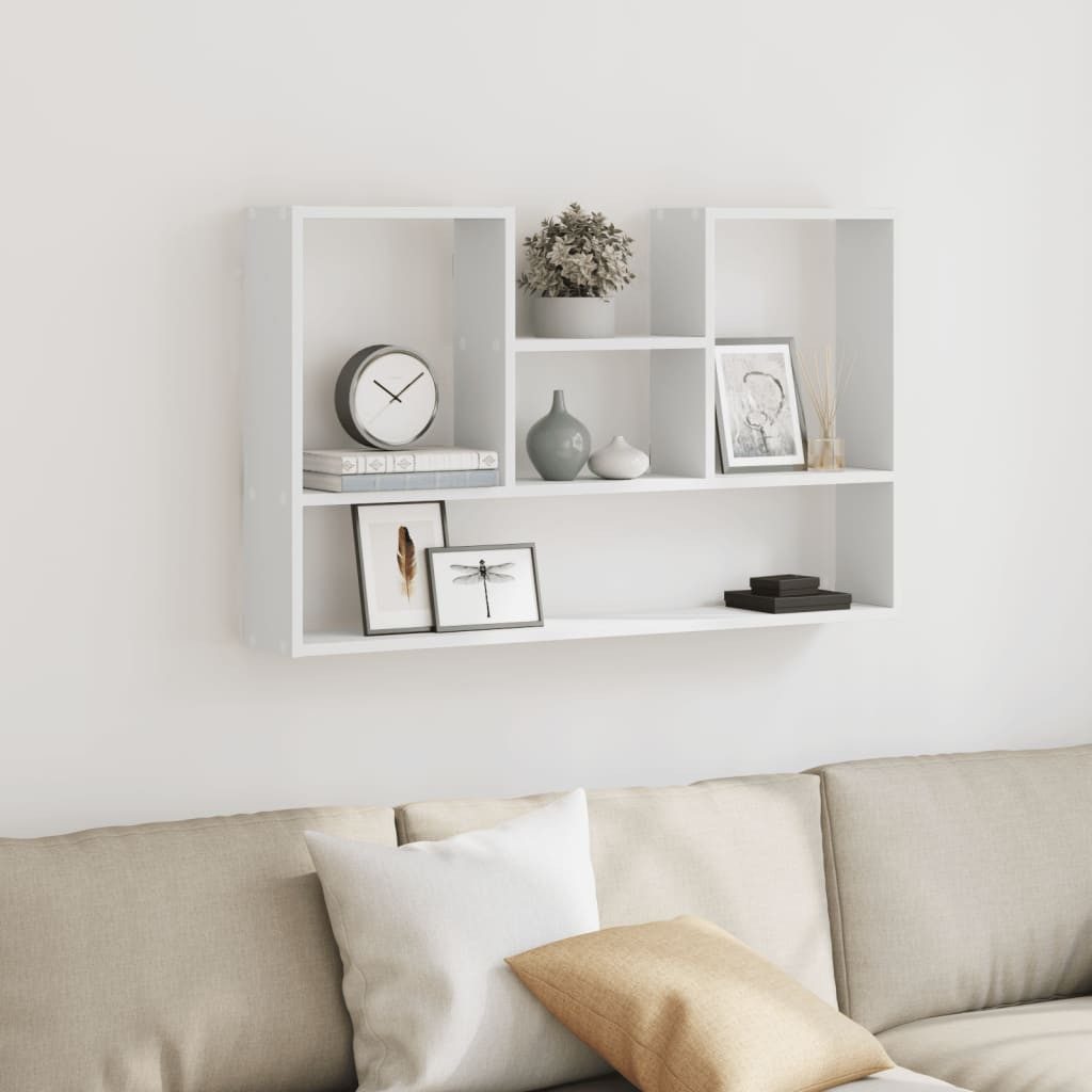vidaXL Regal Wandregal Weiß 99x15x60 cm günstig online kaufen